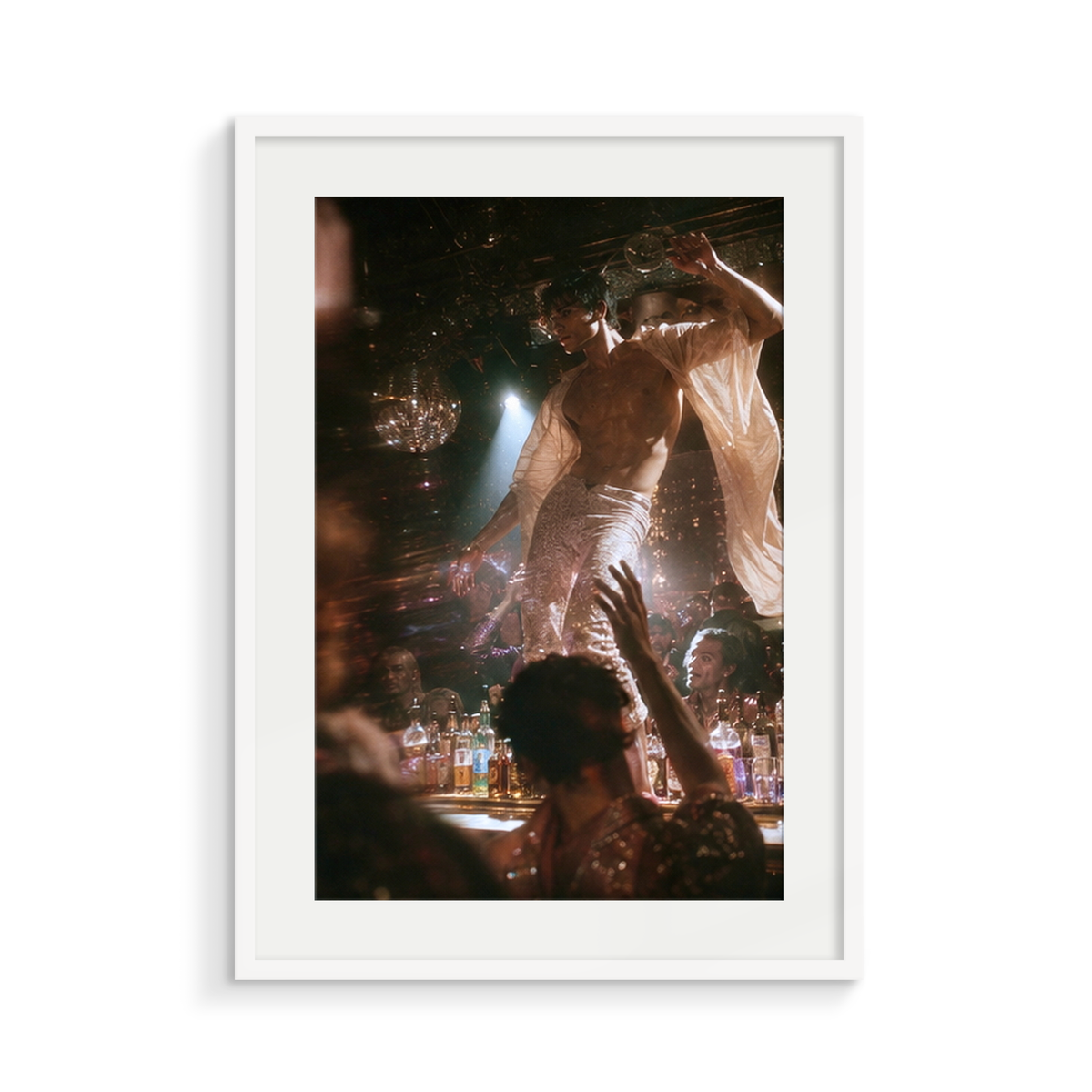 The Altar, a Club Echo fine art print, in a white frame