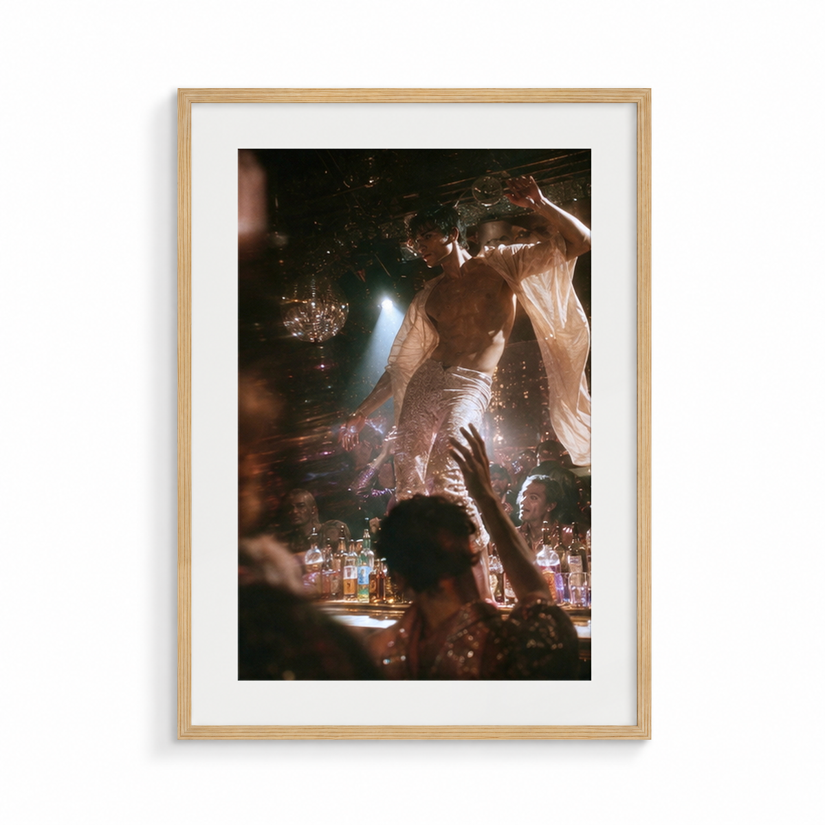 The Altar, a Club Echo fine art print, in a wood frame