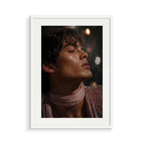 The Anthem, a Club Echo fine art print, in a white frame