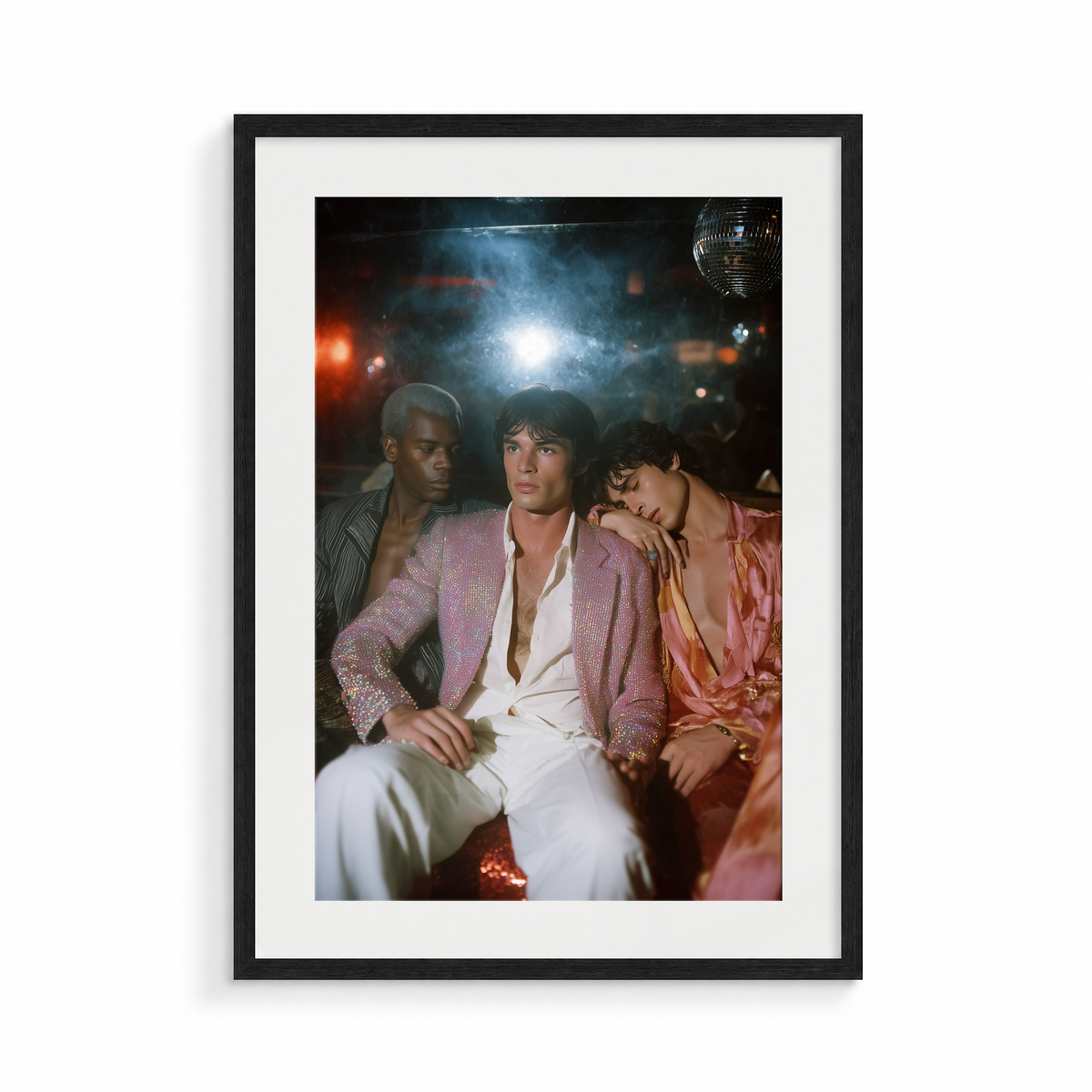 The Descent, a Club Echo fine art print, in a black frame