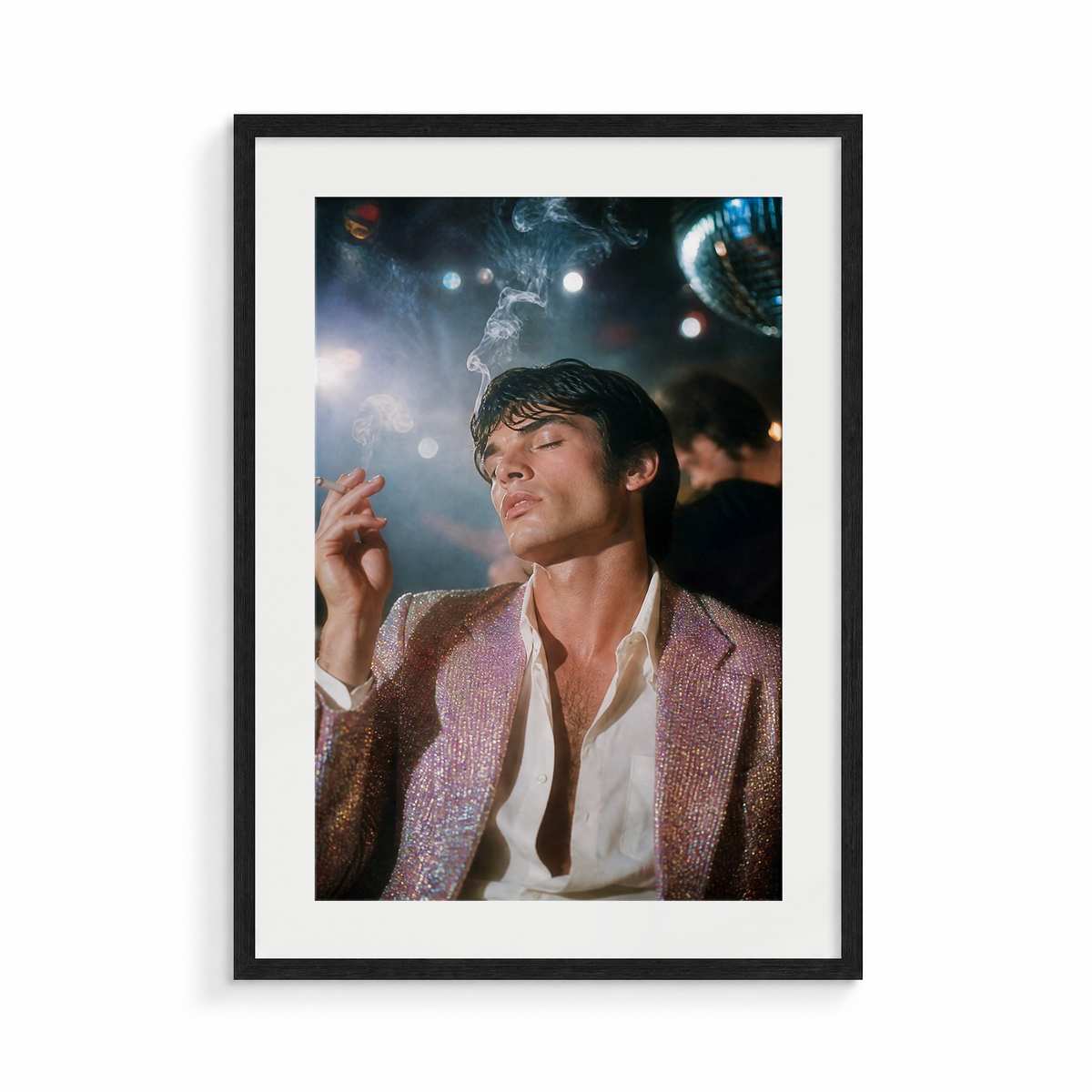 The Drag, a Club Echo fine art print, in a black frame