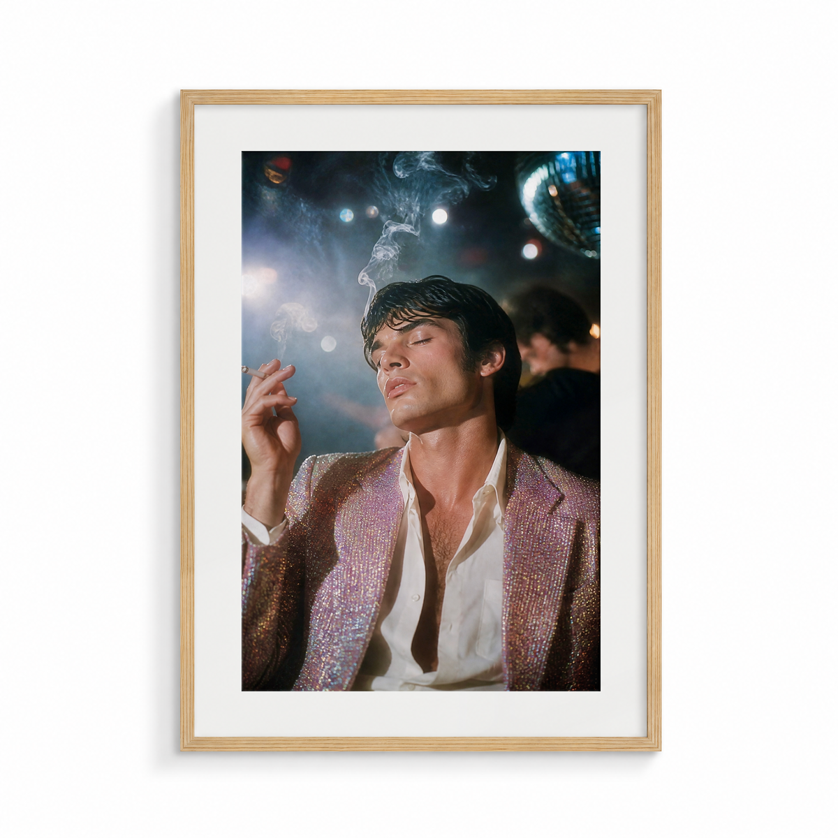 The Drag, a Club Echo fine art print, in a wood frame