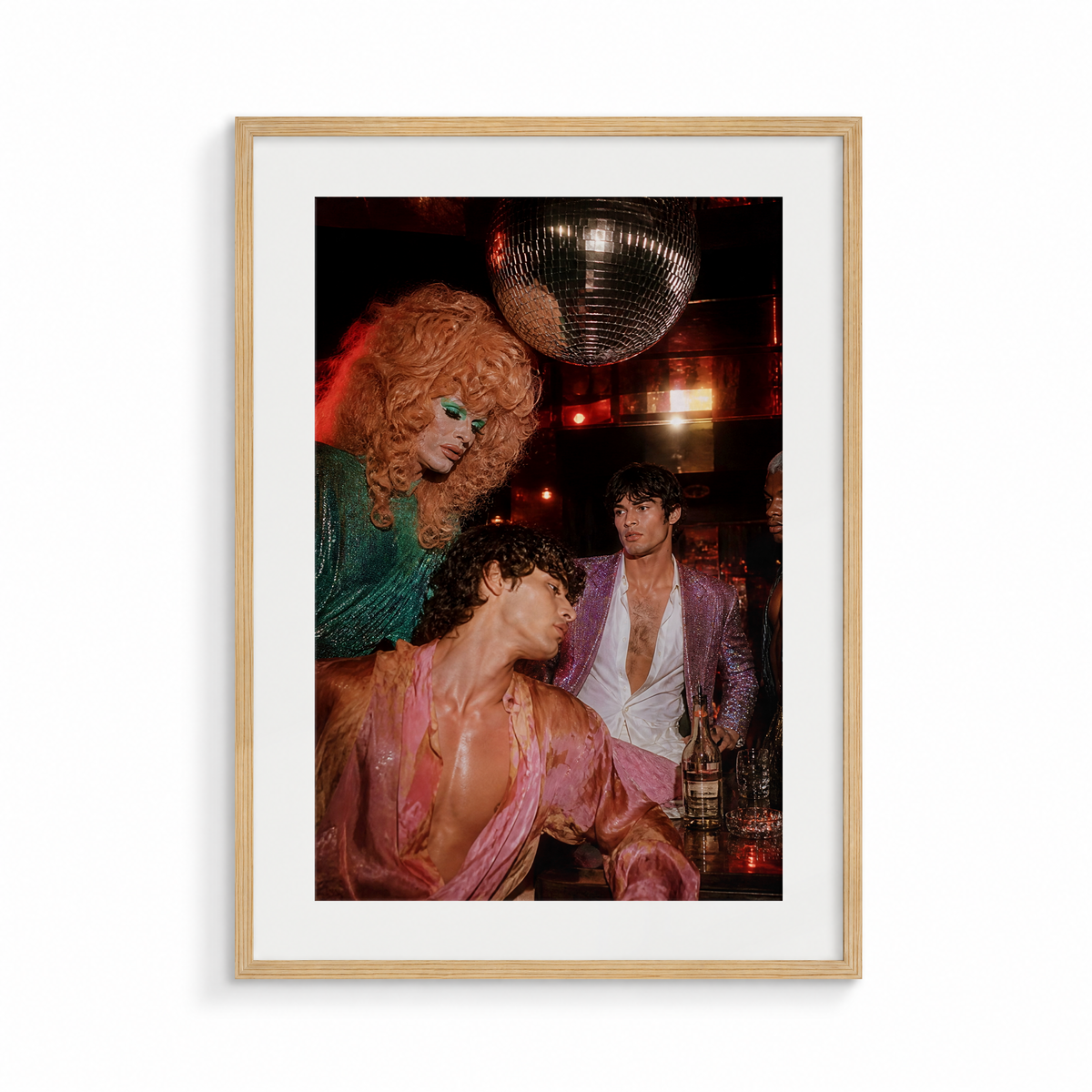 The Icon, a Club Echo fine art print, in a wood frame