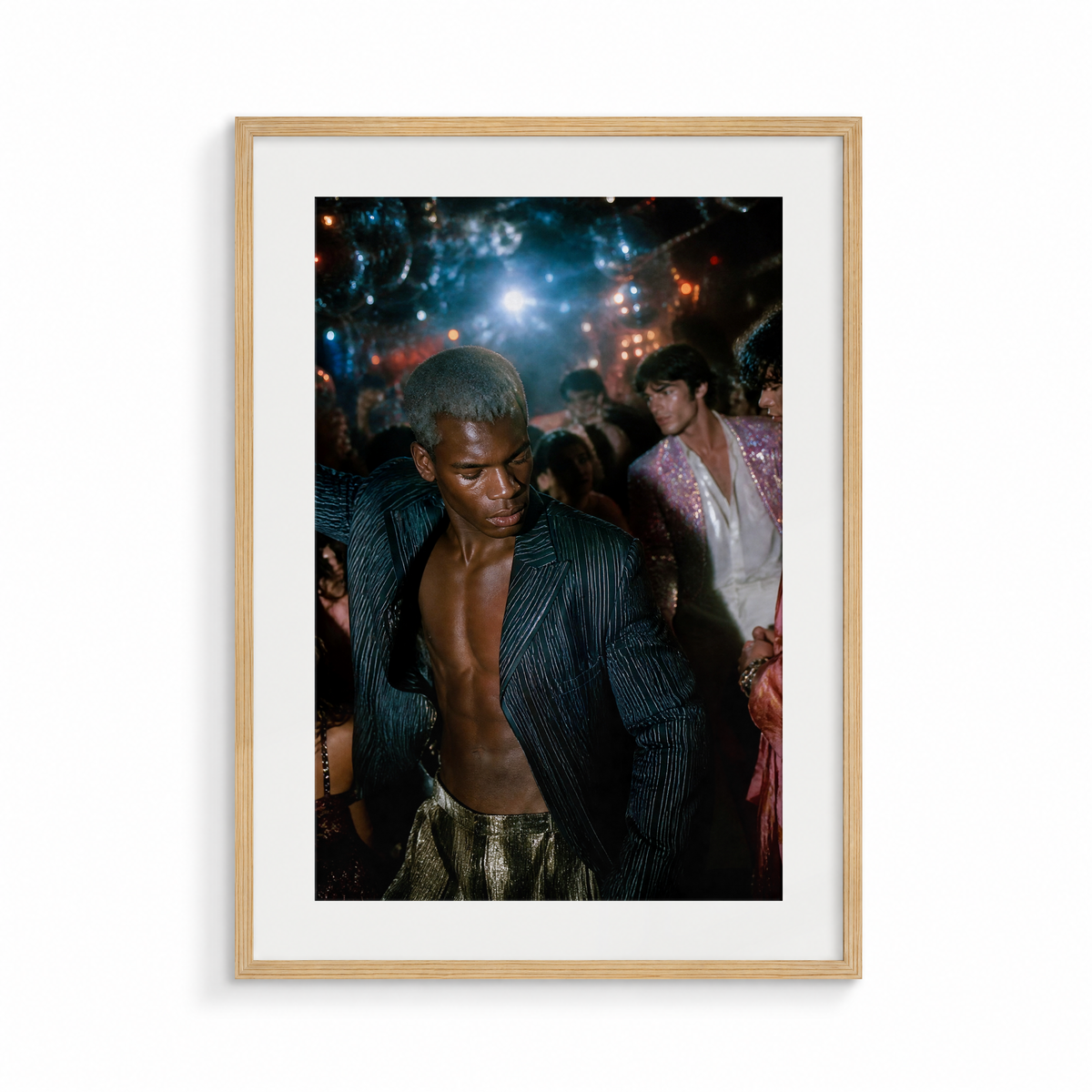 The Release, a Club Echo fine art print, in a wood frame