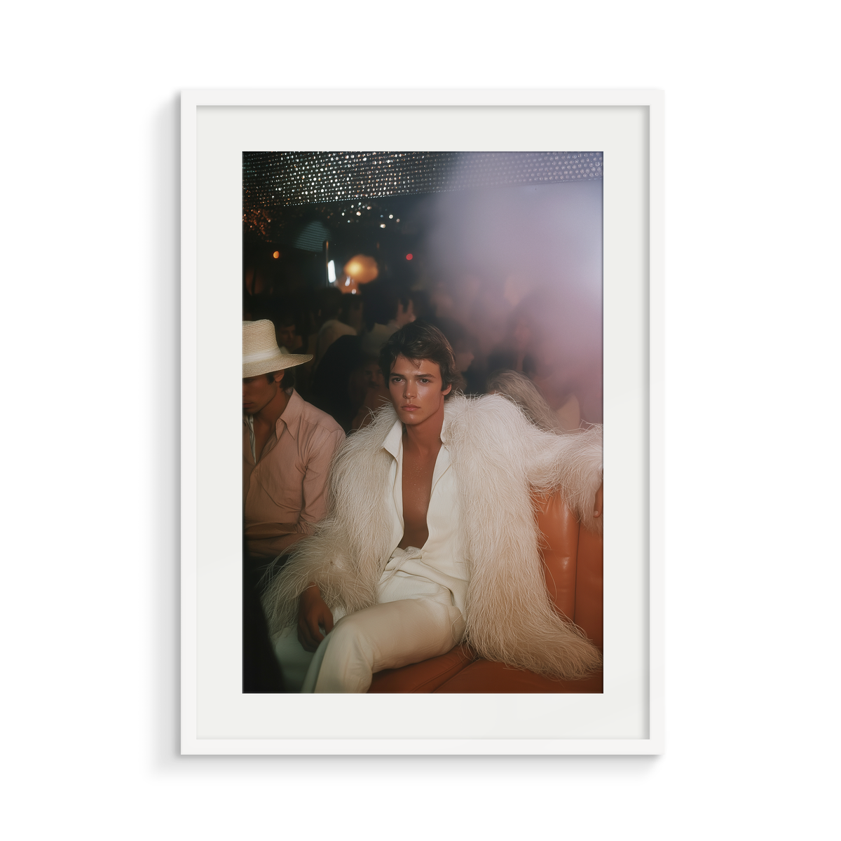 The Reprieve, a Club Echo fine art print, in a white frame