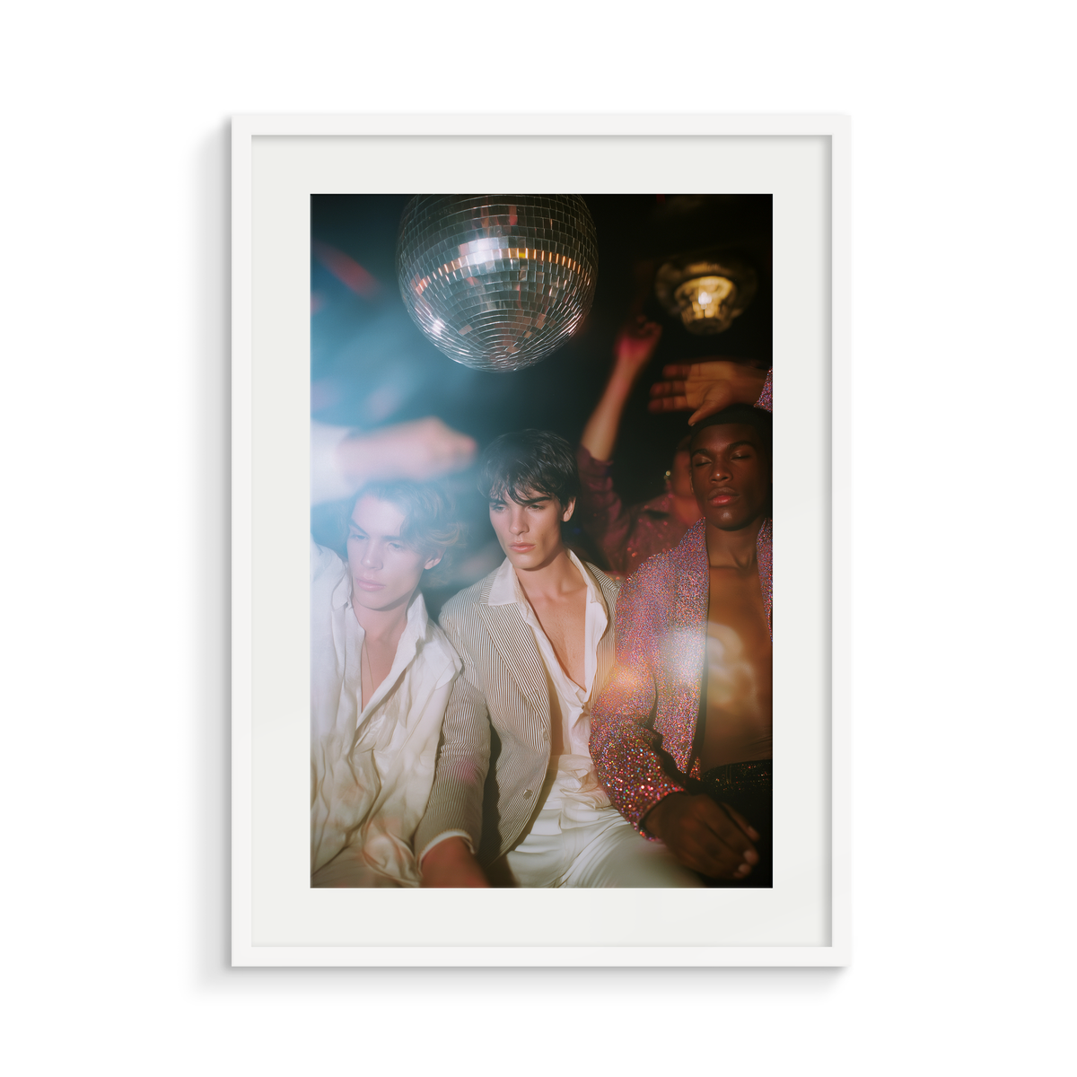 The Trinity, a Club Echo fine art print, in a white frame