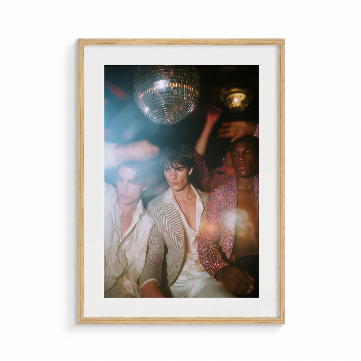 The Trinity, a Club Echo fine art print, in a wood frame