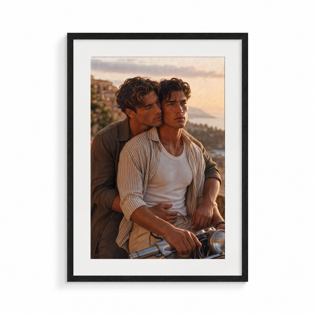 The Departure, an I Still Remember fine art print, in a black frame
