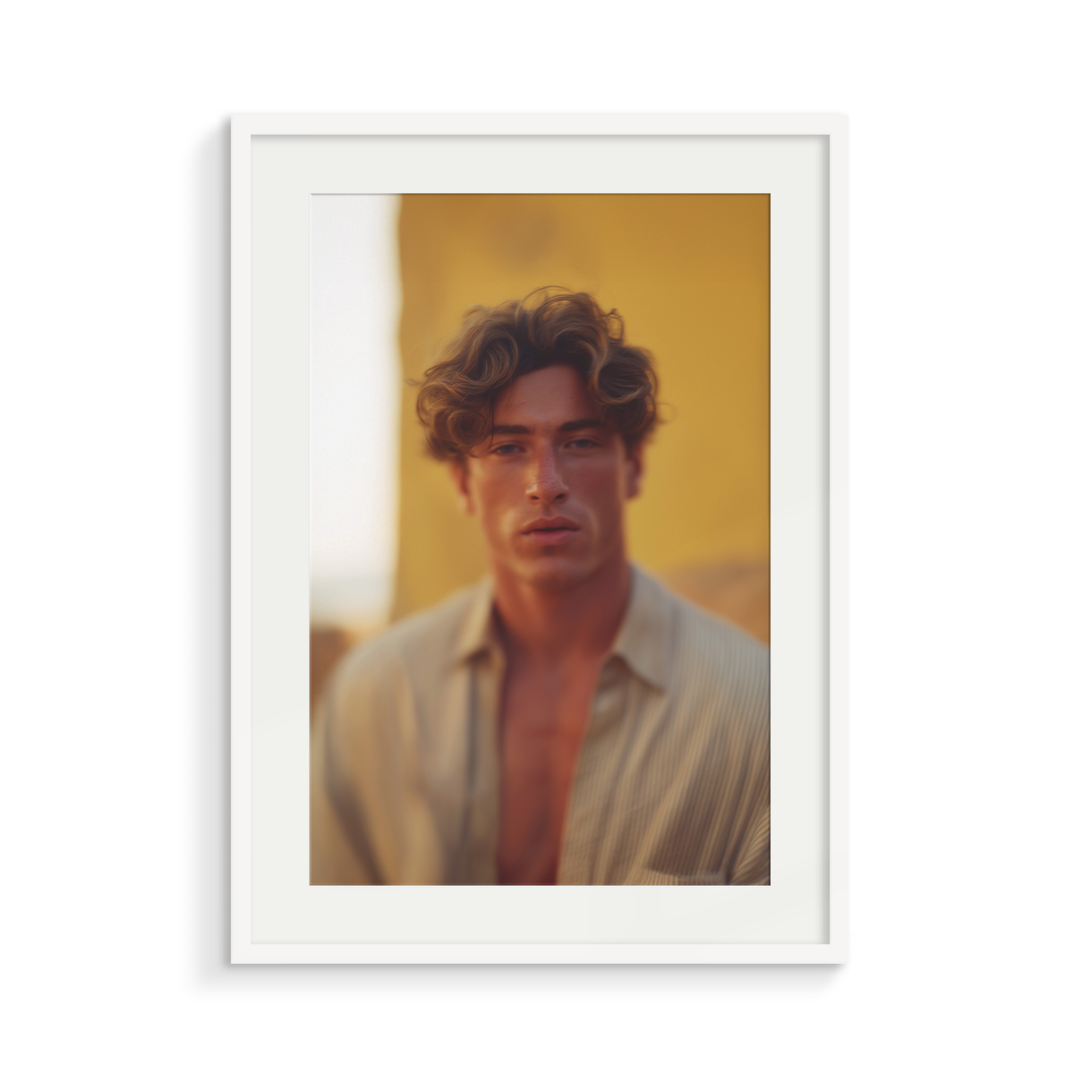 The Dreamer, an I Still Remember fine art print, in a white frame