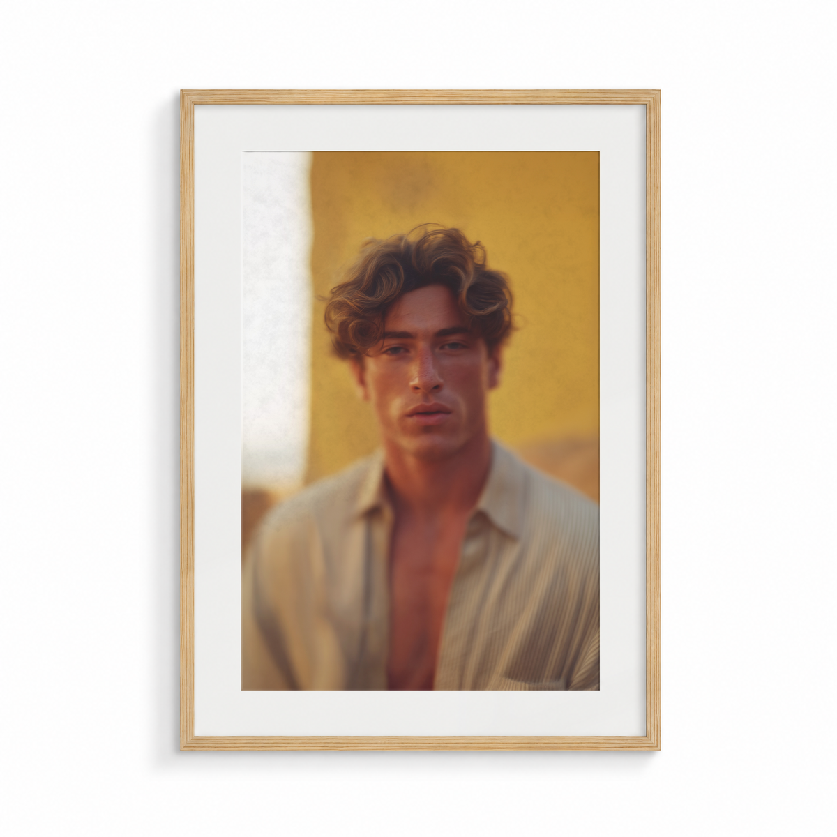The Dreamer, an I Still Remember fine art print, in a wood frame