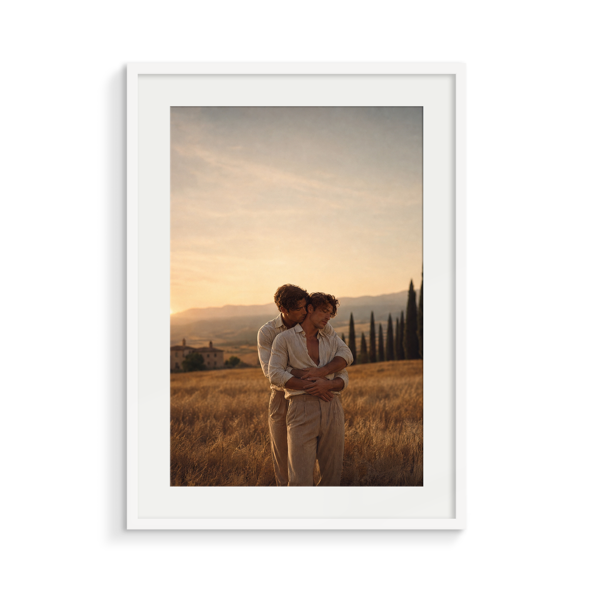 The Harvest, an I Still Remember fine art print, in a white frame