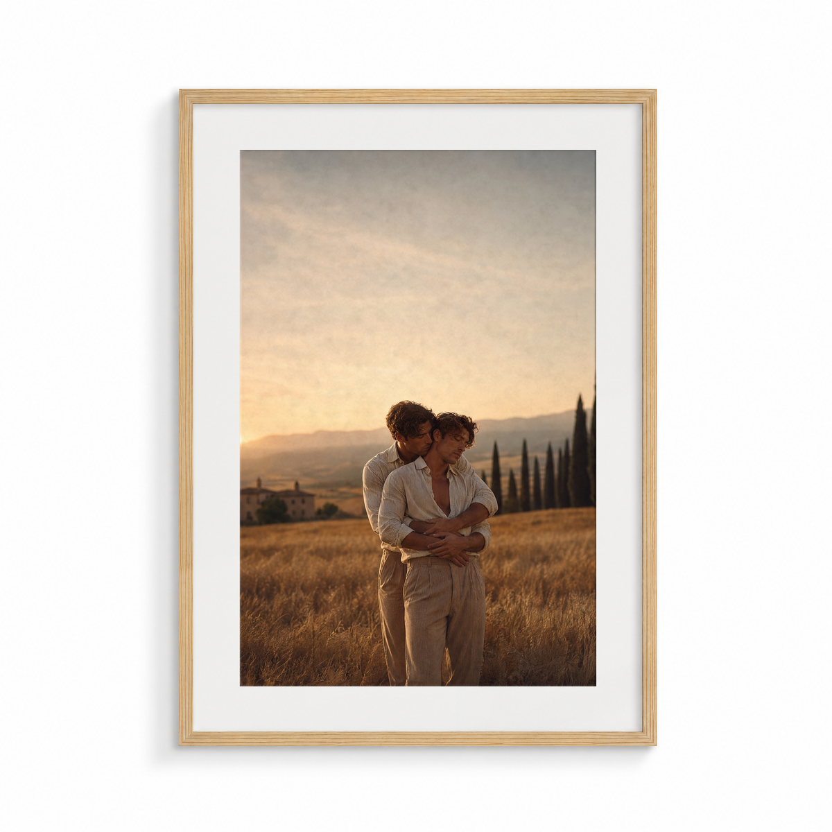 The Harvest, an I Still Remember fine art print, in a wood frame