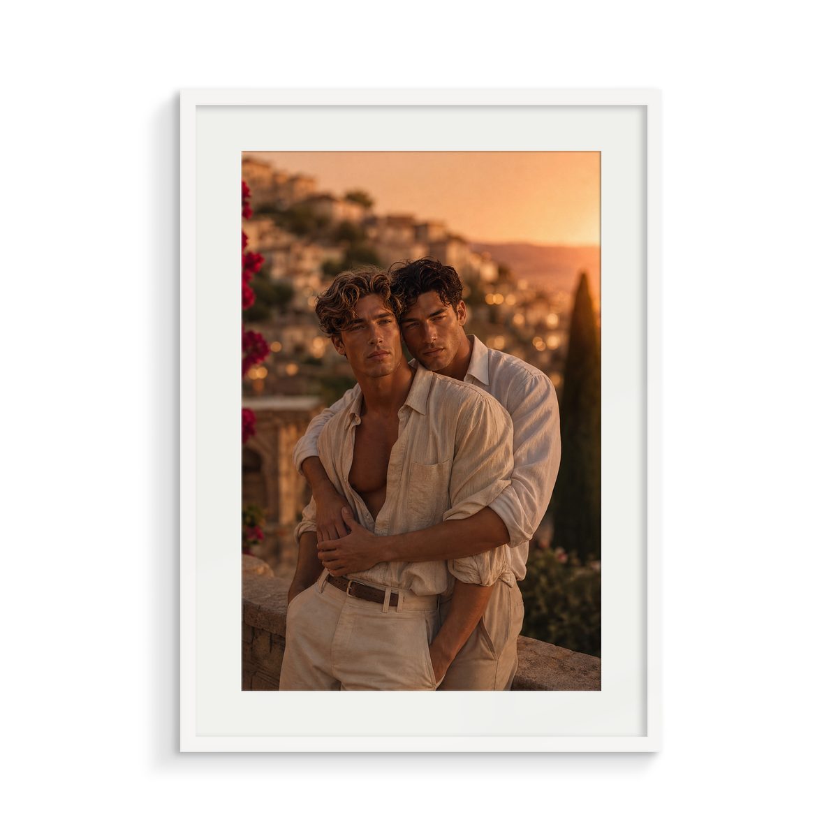 The Overlook, an I Still Remember fine art print, in a white frame