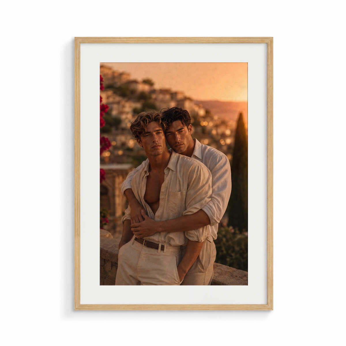The Overlook, an I Still Remember fine art print, in a wood frame