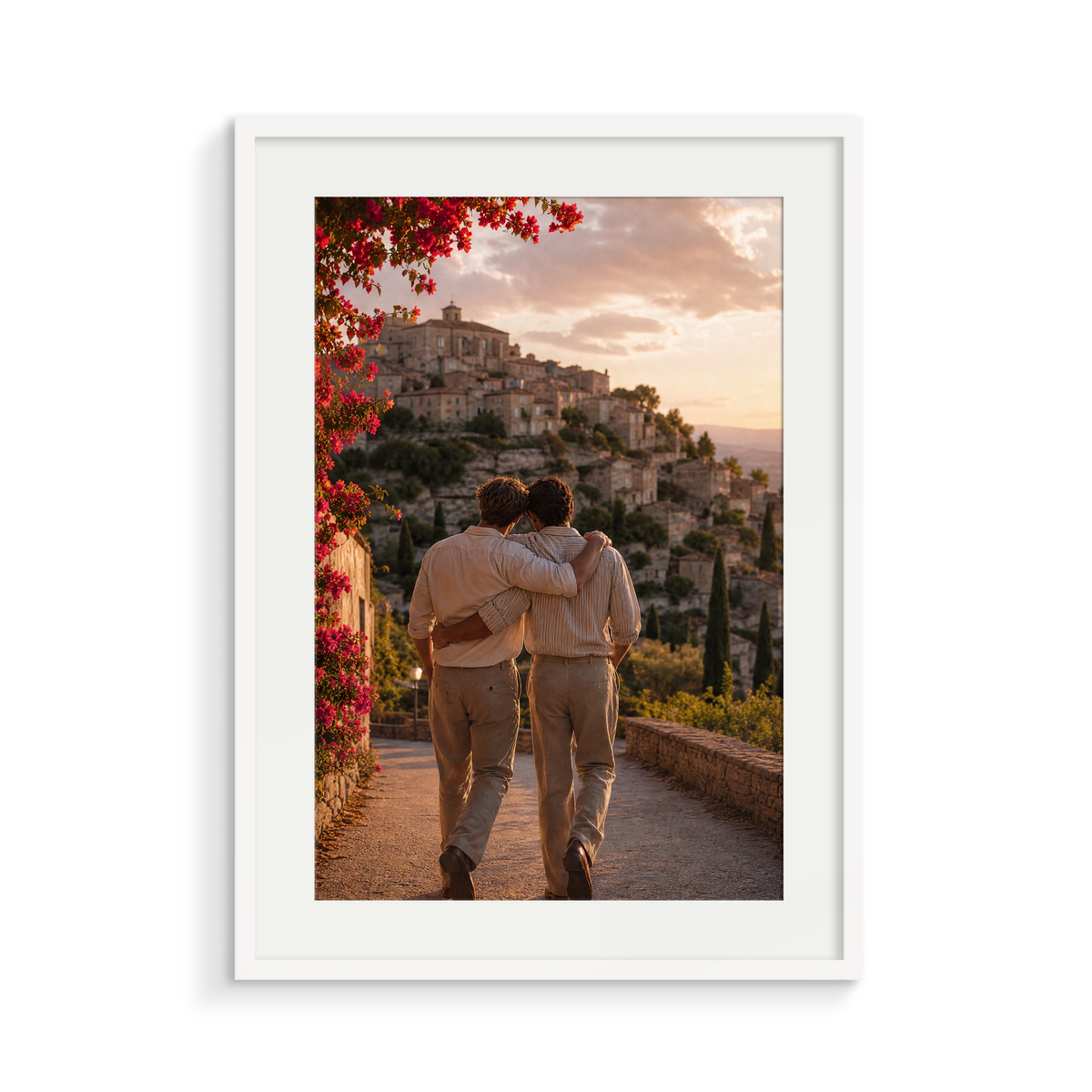 The Return, an I Still Remember fine art print, in a white frame