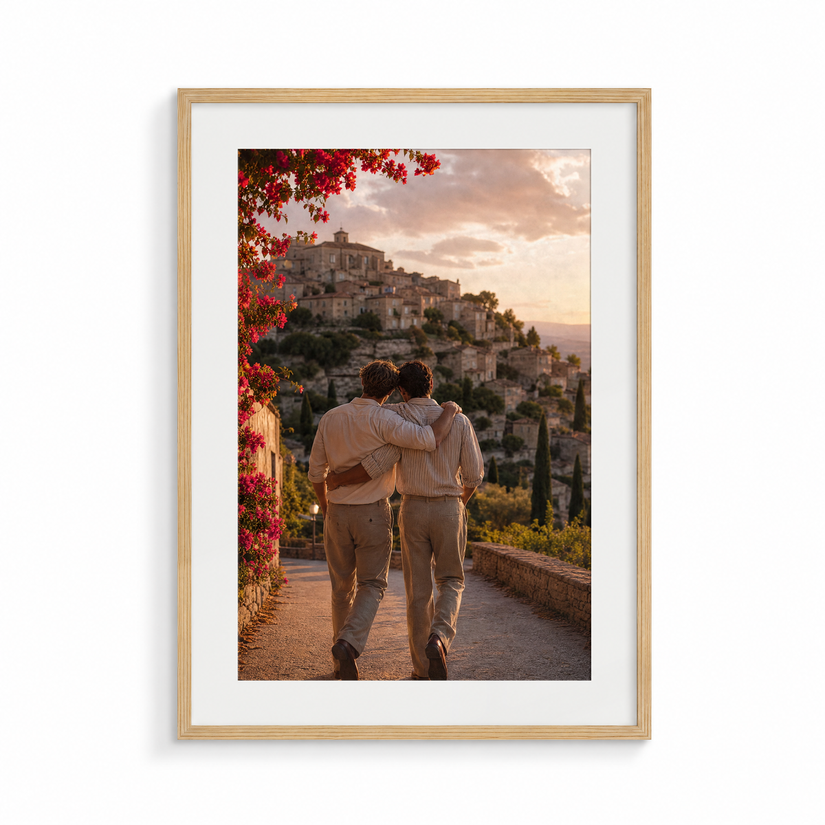 The Return, an I Still Remember fine art print, in a wood frame