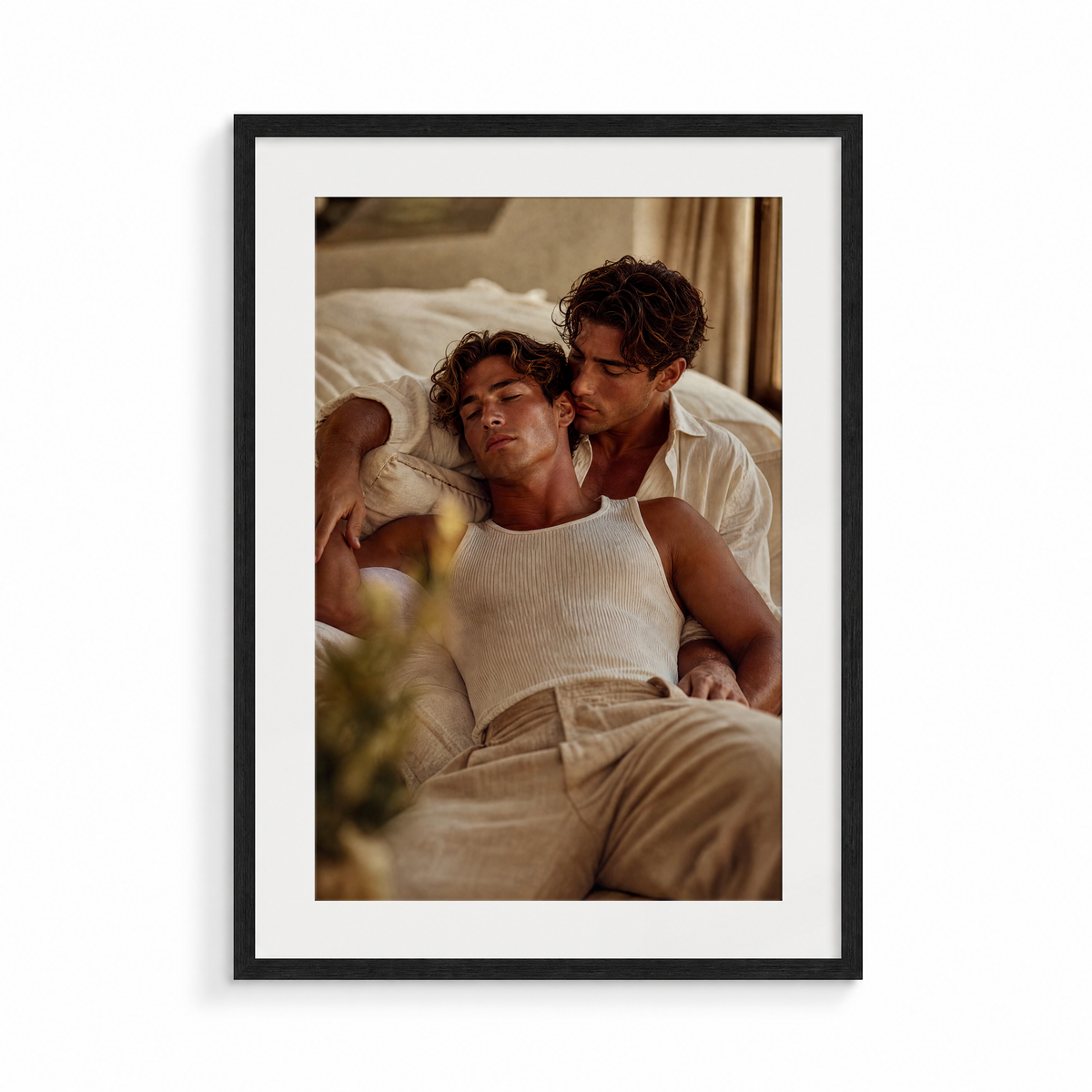 The Sleeper, an I Still Remember fine art print, in a black frame