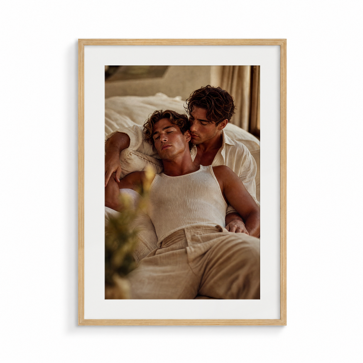 The Sleeper, an I Still Remember fine art print, in a wood frame
