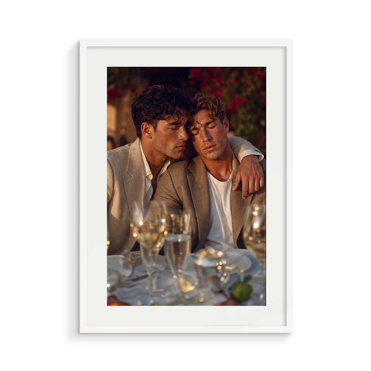 The Toast, an I Still Remember fine art print, in a white frame