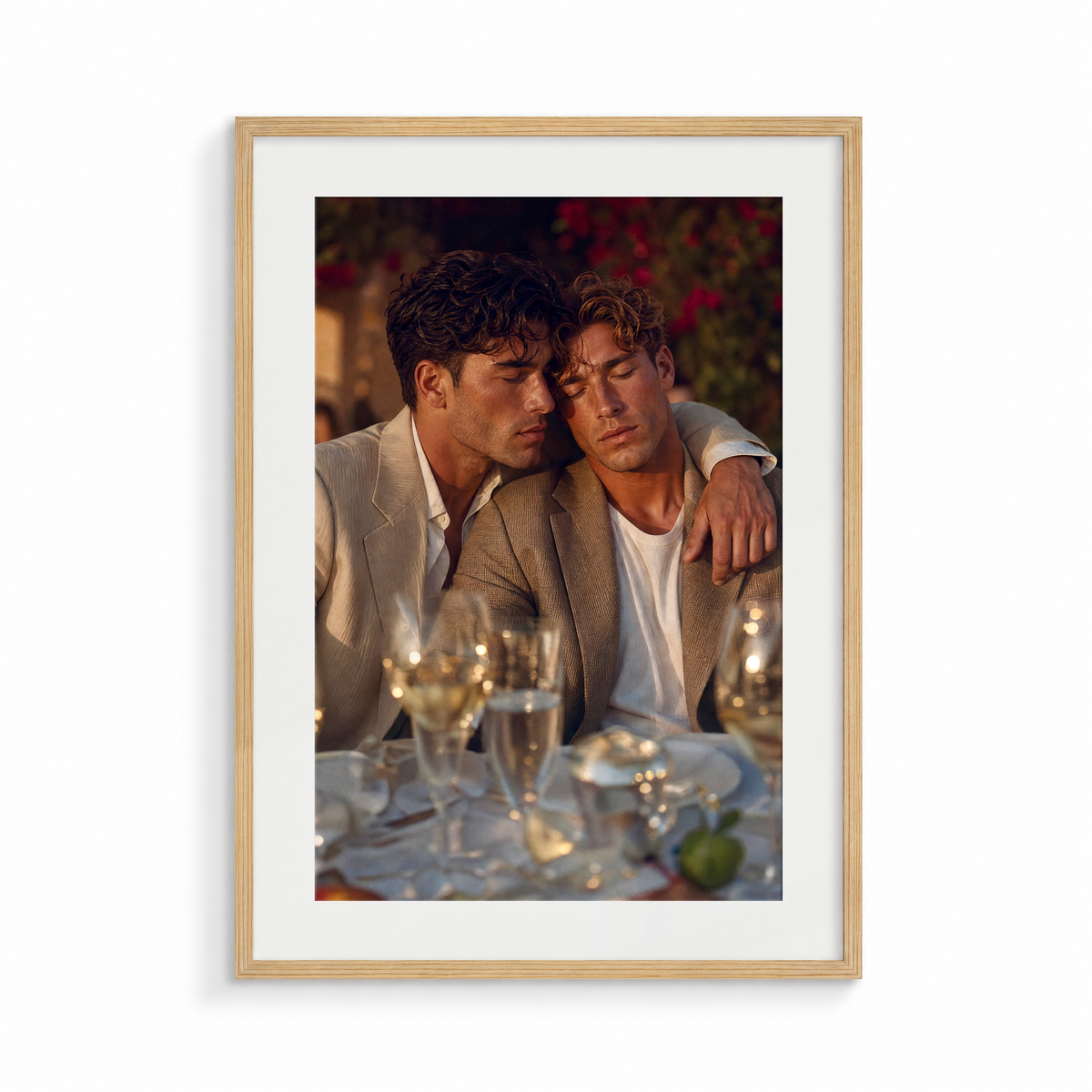 The Toast, an I Still Remember fine art print, in a wood frame