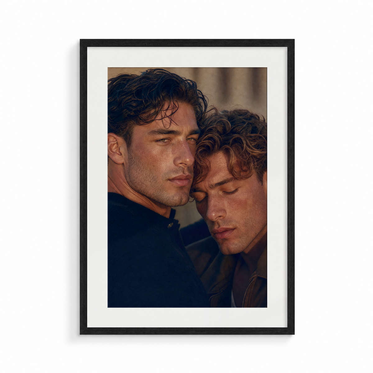 The Weight, an I Still Remember fine art print, in a black frame
