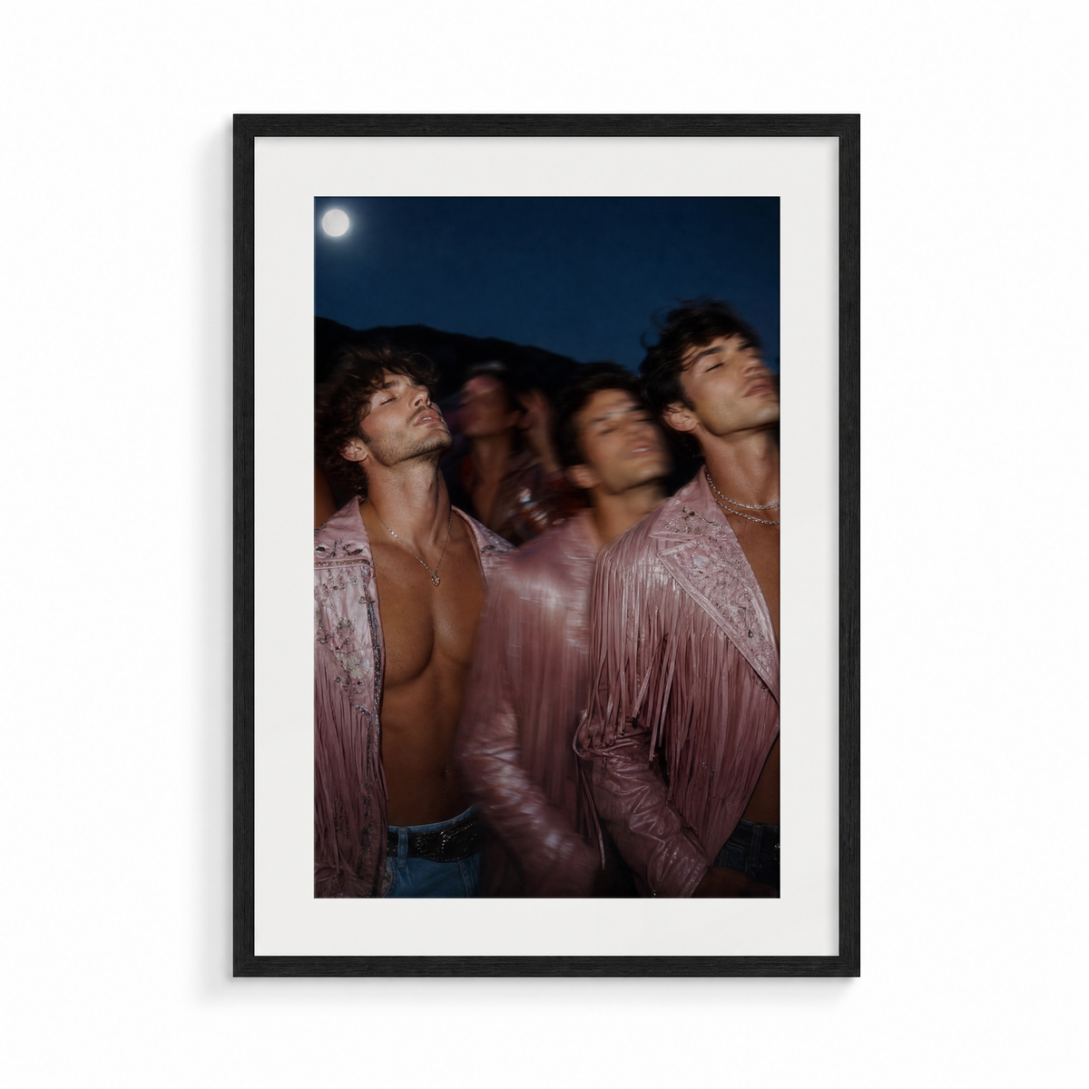 The Congregation, a Lunar Lasso fine art print, in a black frame