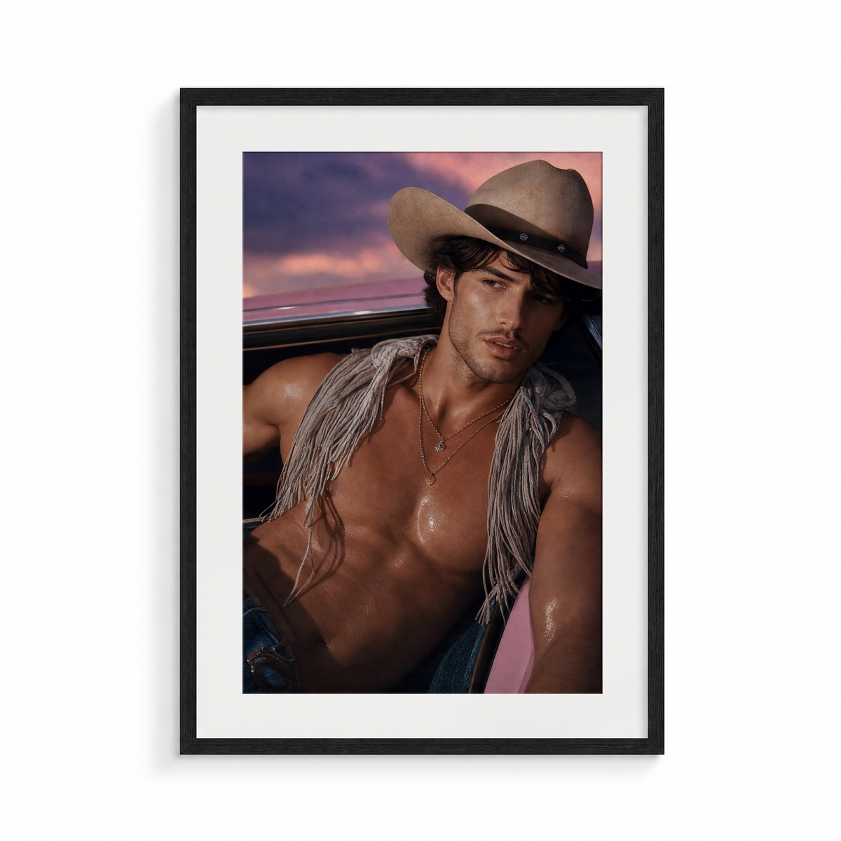 The Cruise, a Lunar Lasso fine art print, in a black frame