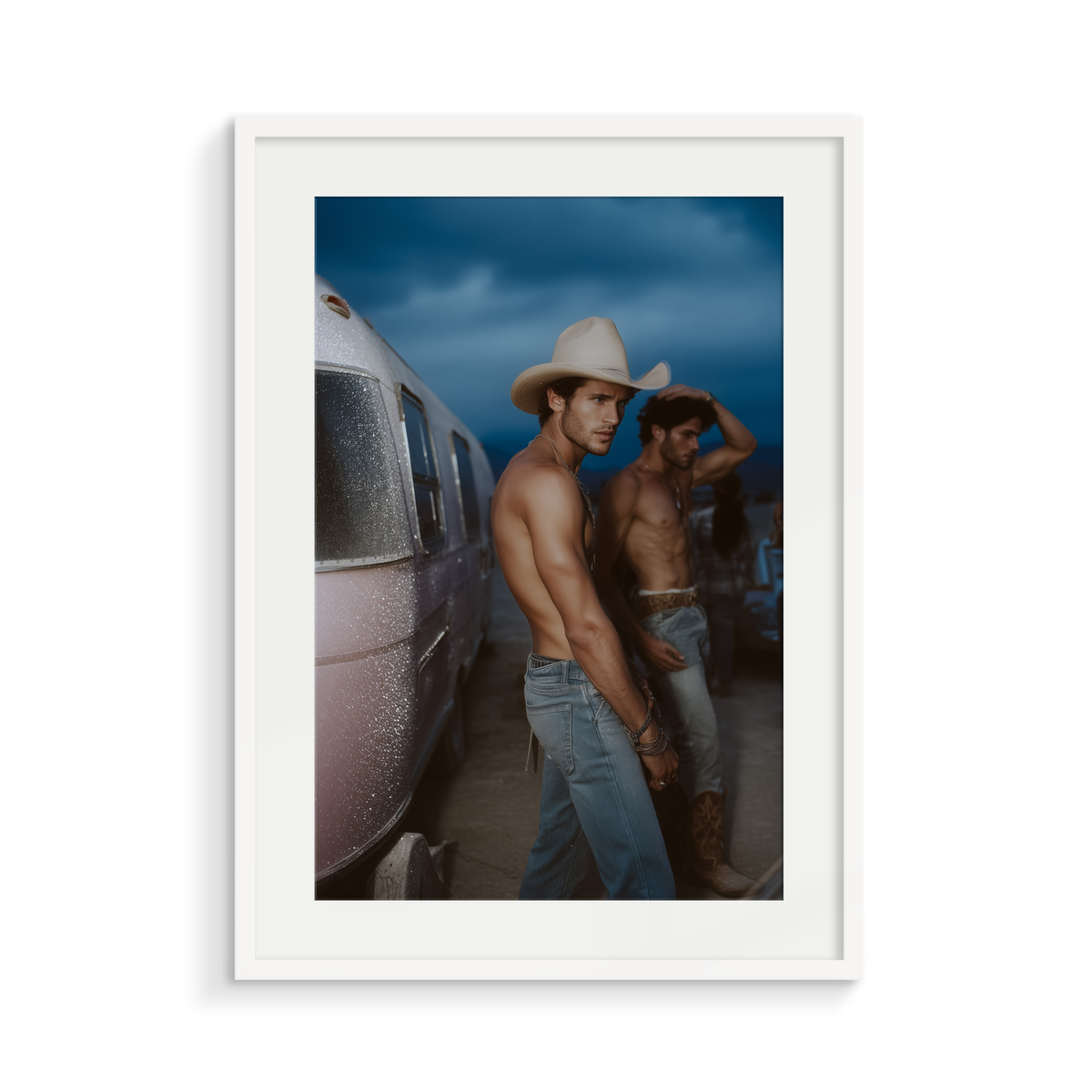 The Dawn, a Lunar Lasso fine art print, in a white frame