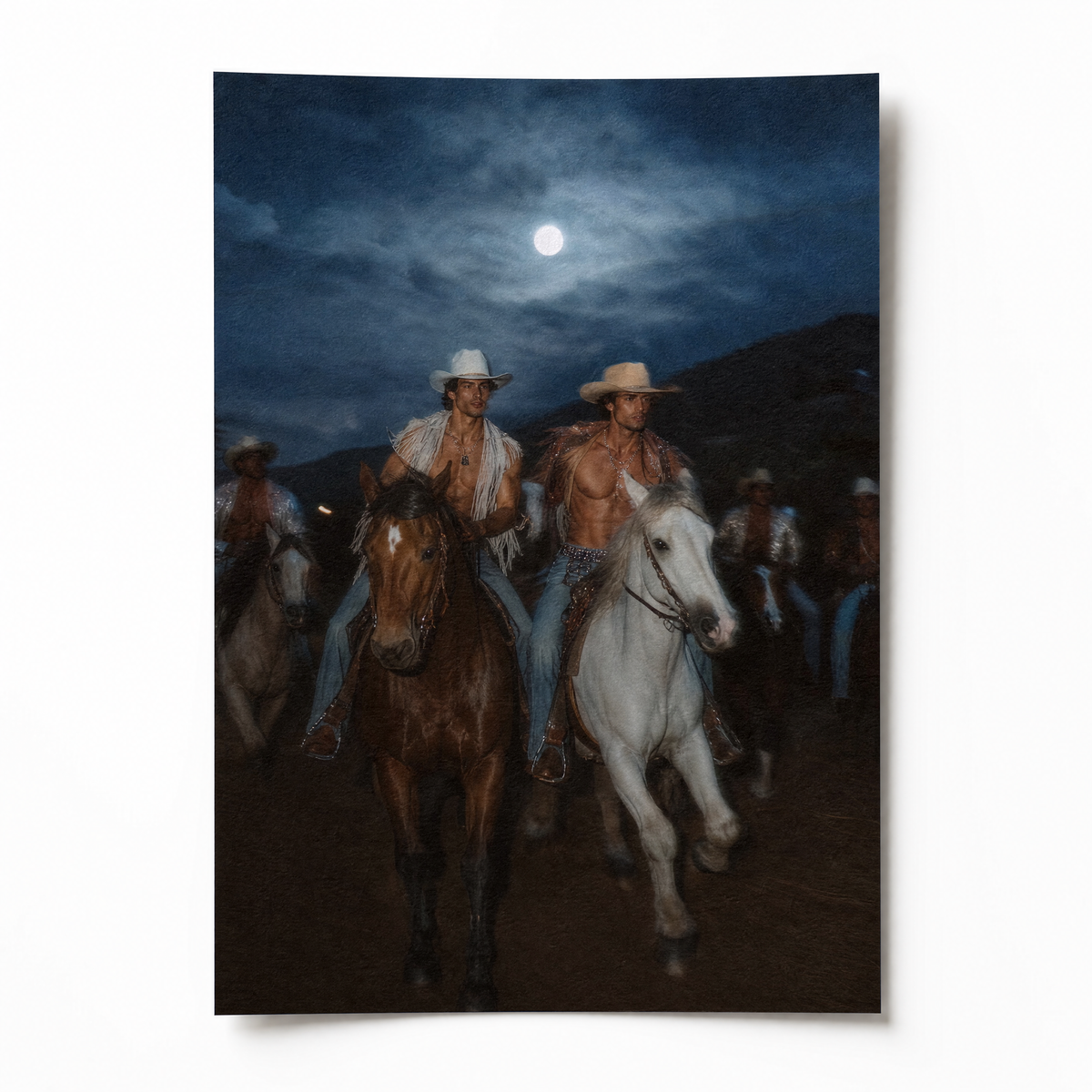 The Procession, a Lunar Lasso fine art print, unframed