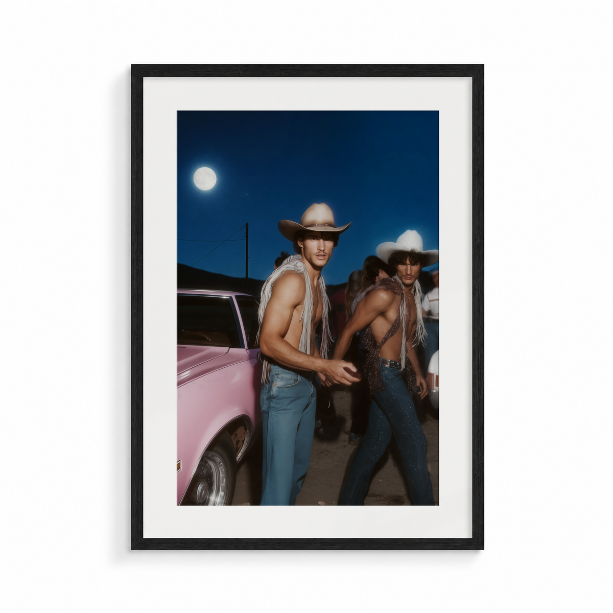 The Shift, a Lunar Lasso fine art print, in a black frame