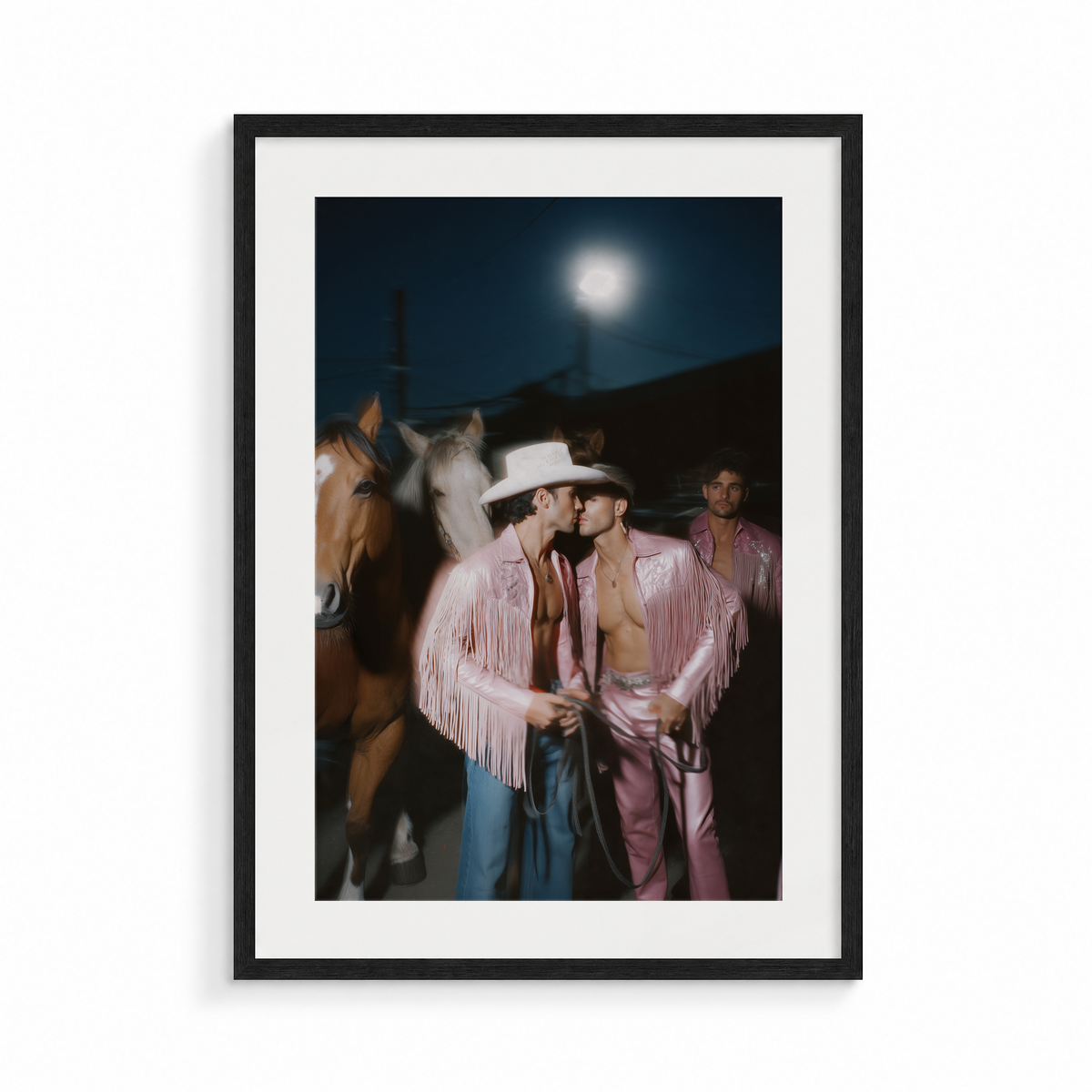 The Transformed, a Lunar Lasso fine art print, in a black frame