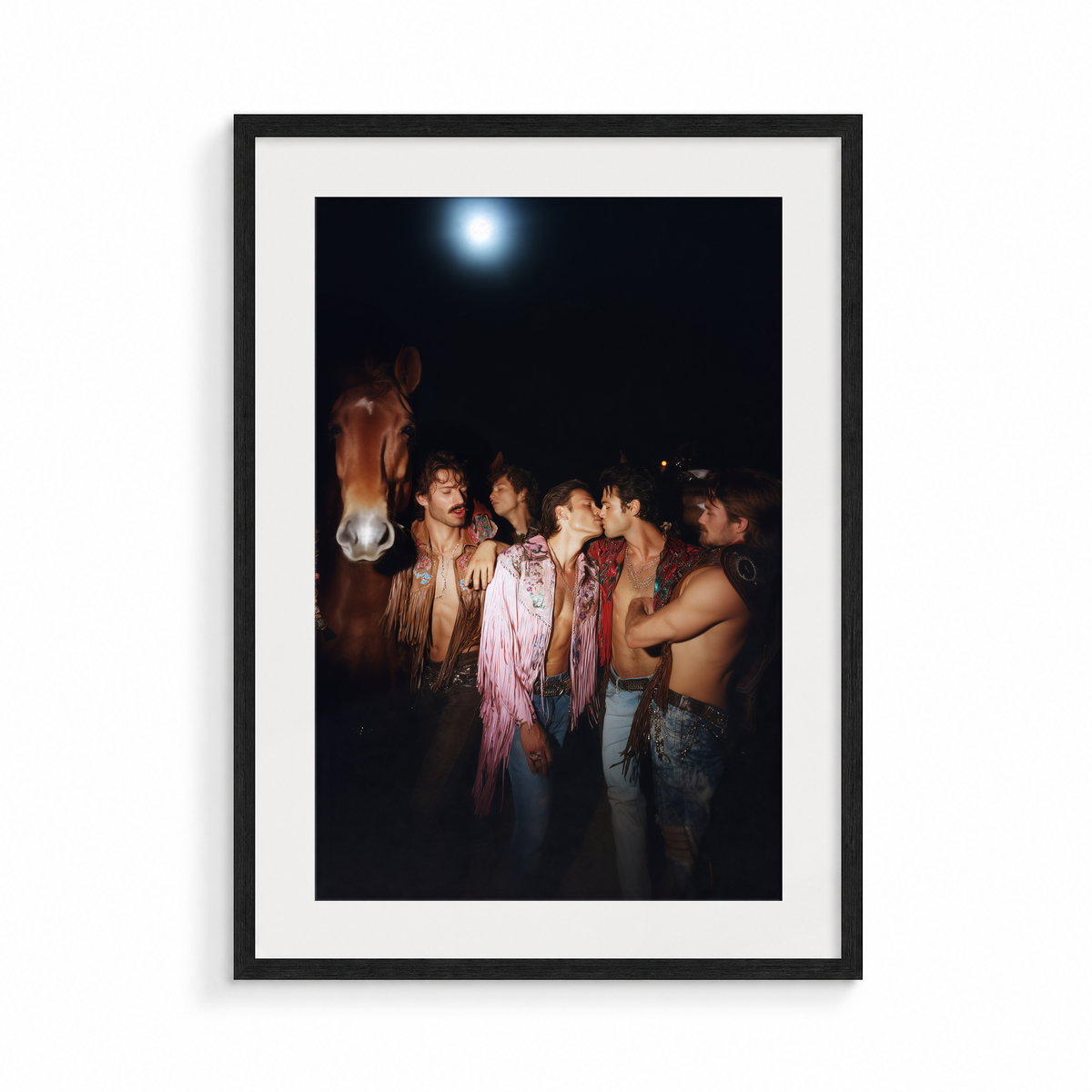 The Wild Ones, a Lunar Lasso fine art print, in a black frame