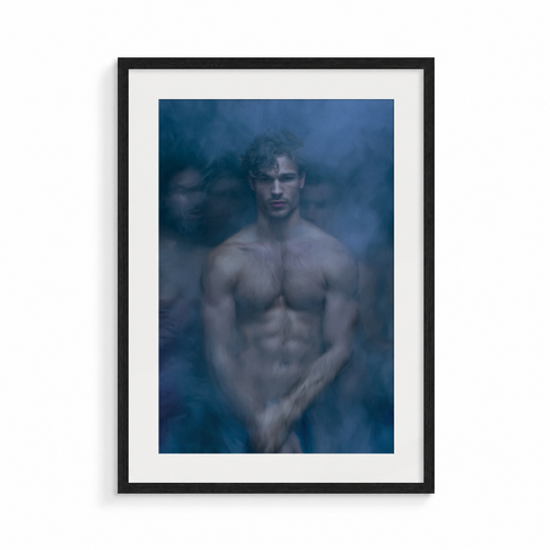 The Apparition, Midnight Hammam, framed in black