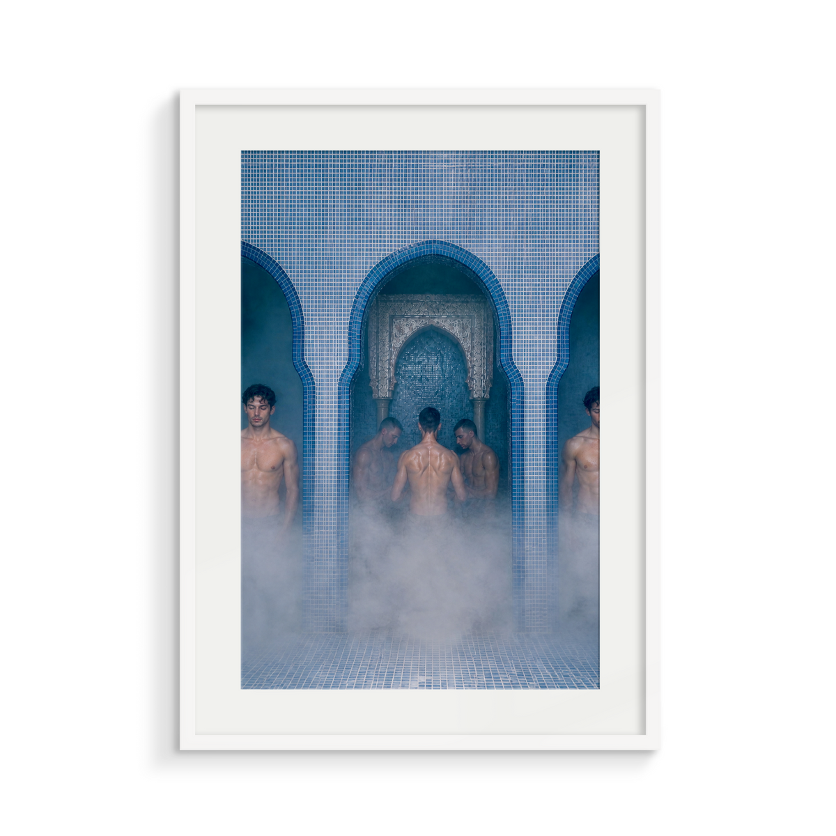 The Cloister, Midnight Hammam, framed in white