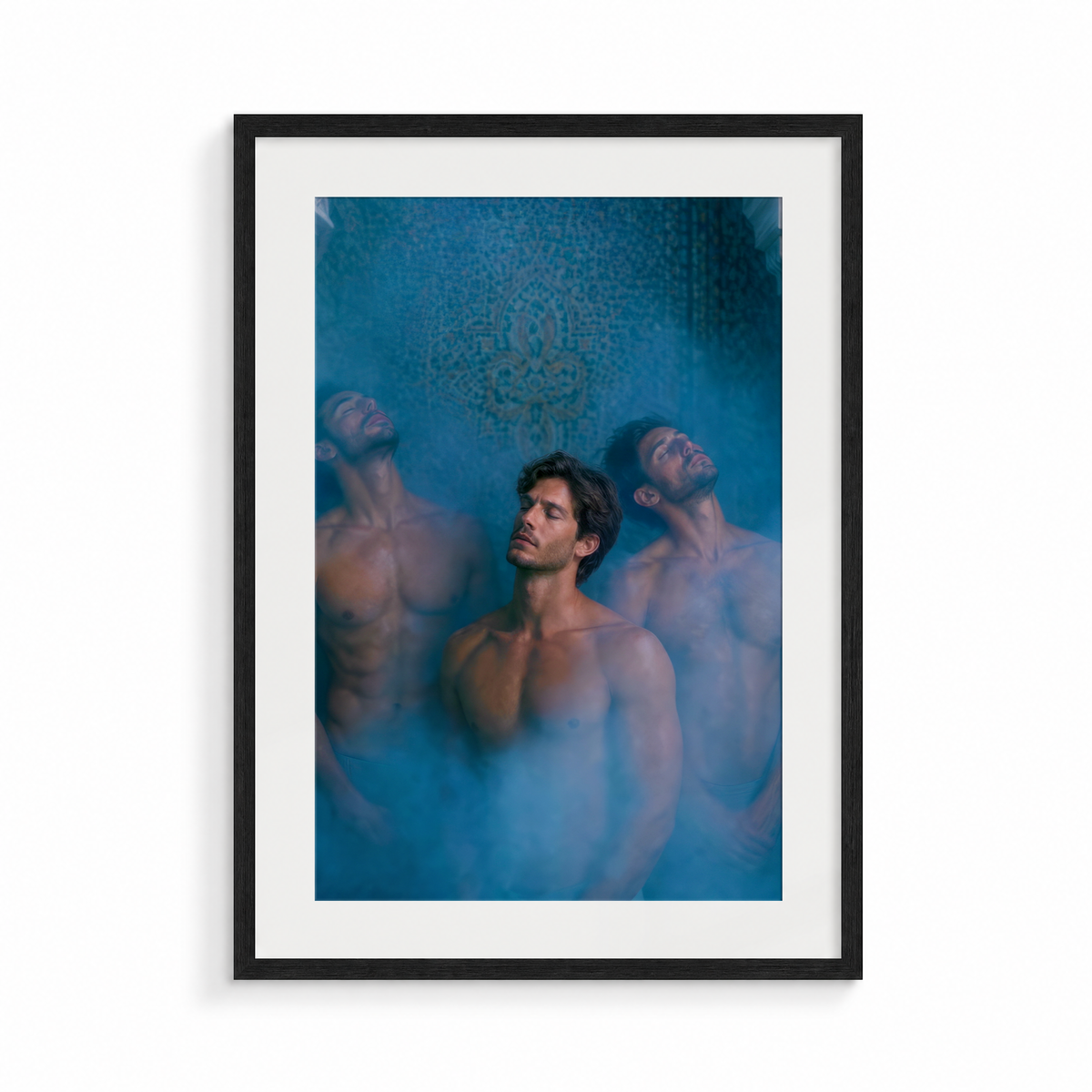 The Devotion, Midnight Hammam, framed in black