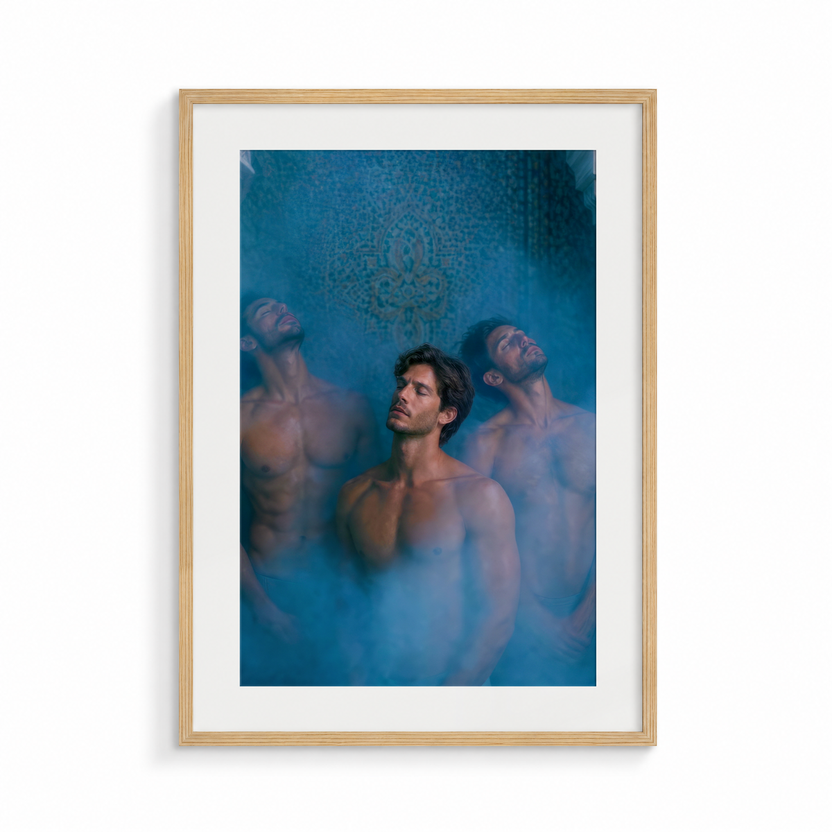 The Devotion, Midnight Hammam, framed in wood