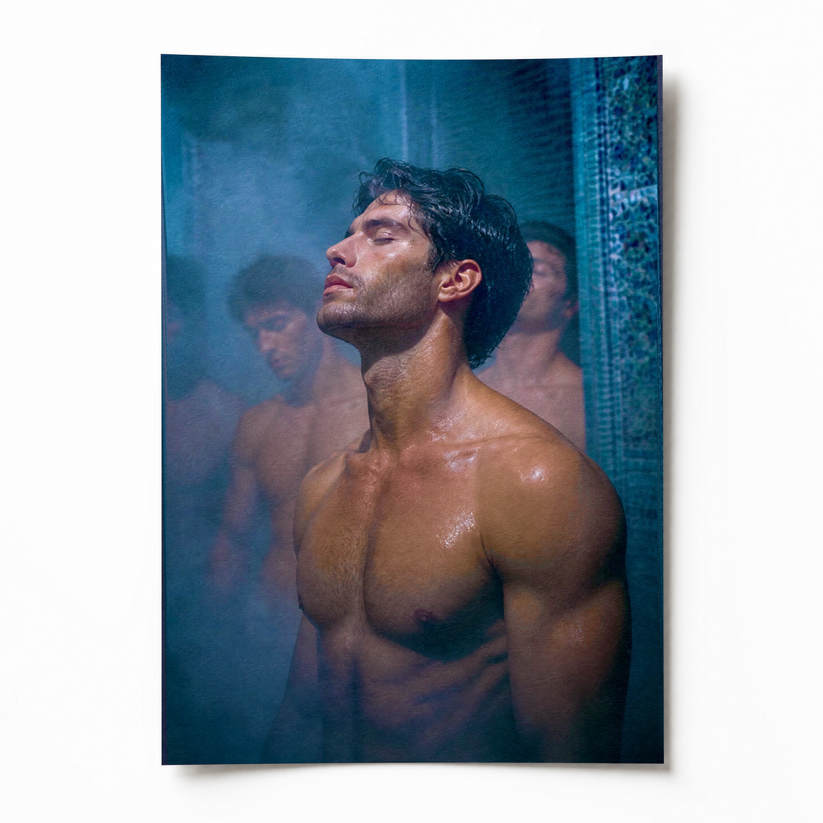 The Exhale, Midnight Hammam, unframed print