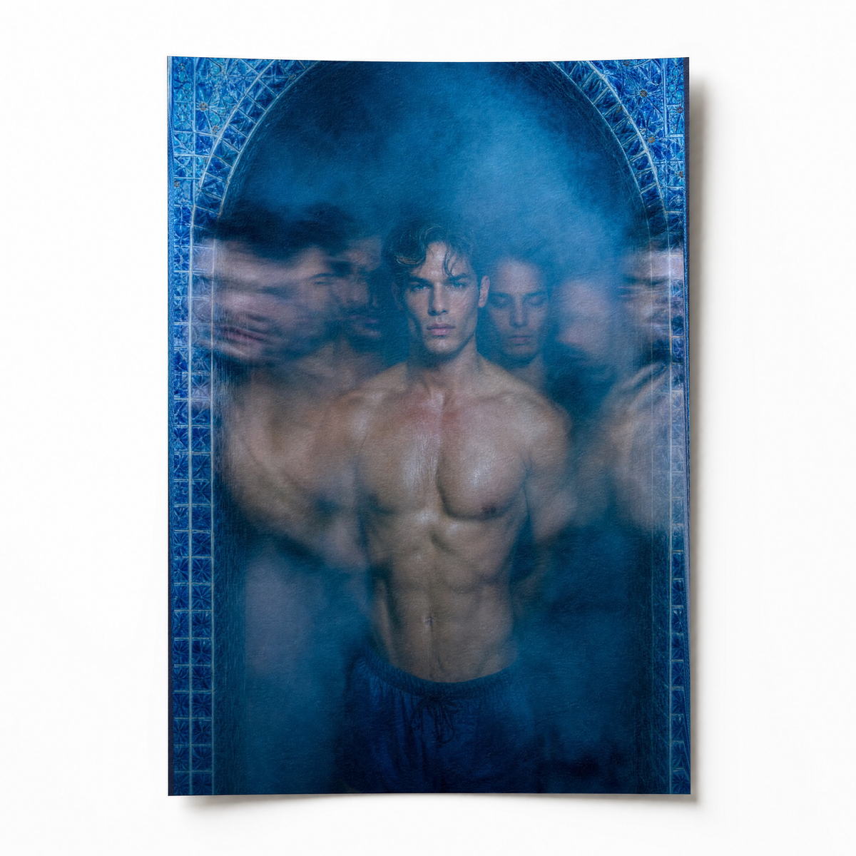 The Fresco, Midnight Hammam, unframed print