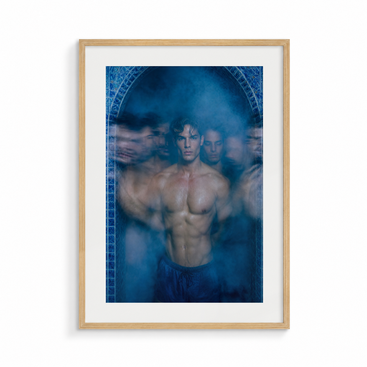 The Fresco, Midnight Hammam, framed in wood