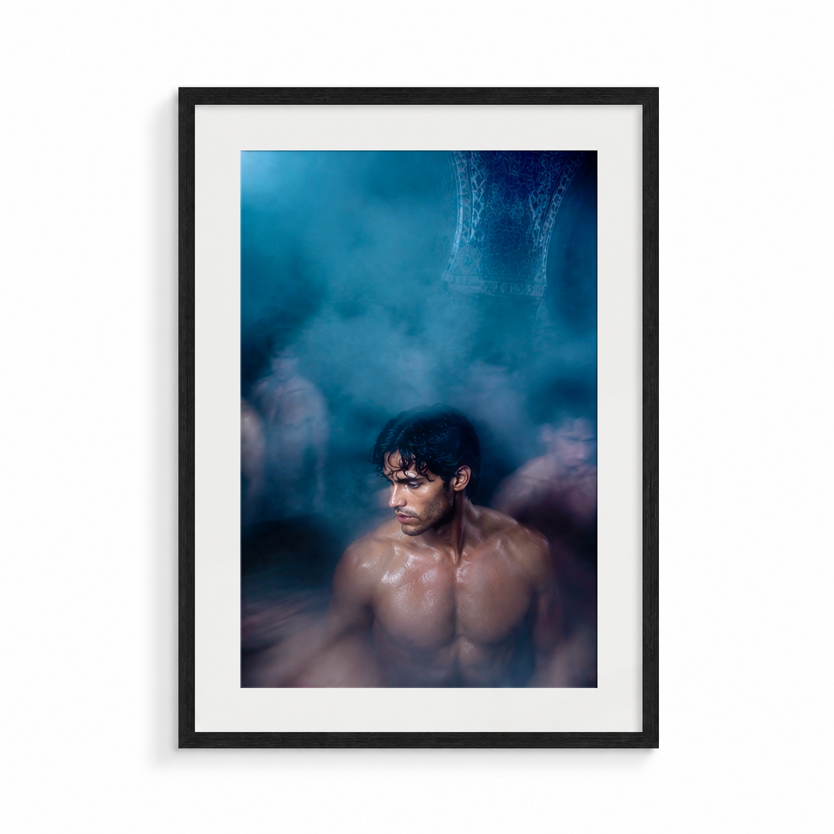 The Haze, Midnight Hammam, framed in black