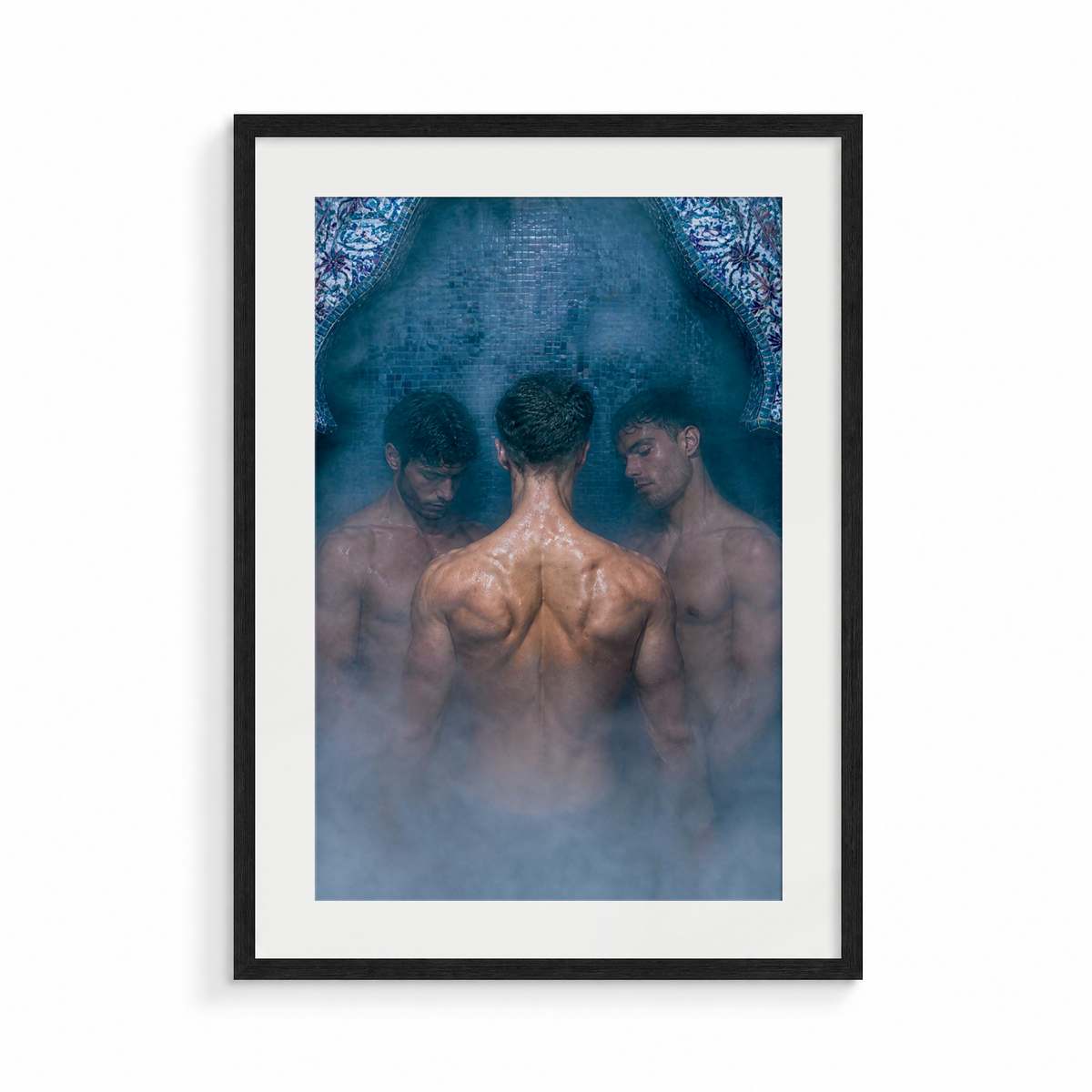 The Nave, Midnight Hammam, framed in black