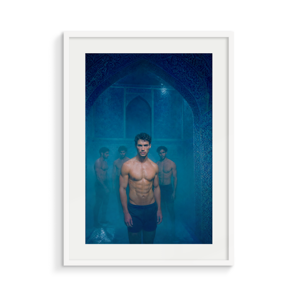 The Passage, Midnight Hammam, framed in white