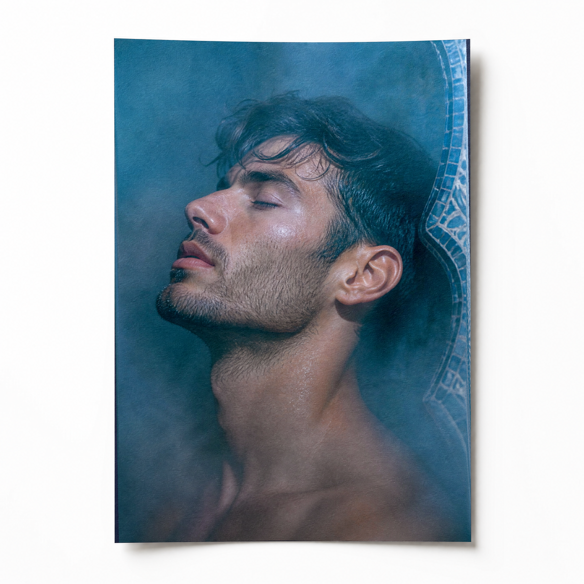 The Repose, Midnight Hammam, unframed print