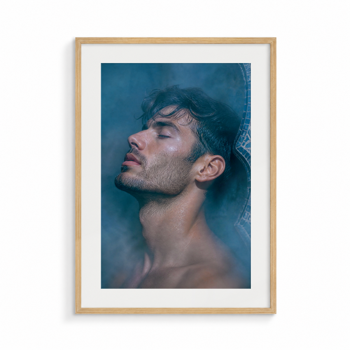 The Repose, Midnight Hammam, framed in wood