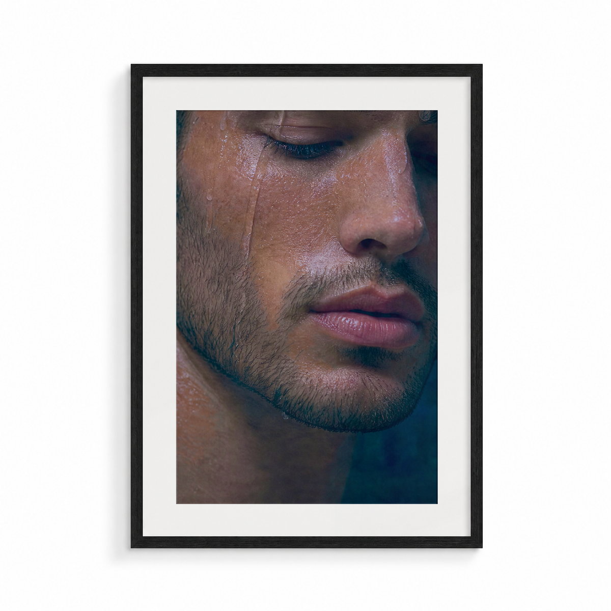 The Stillness, Midnight Hammam, framed in black