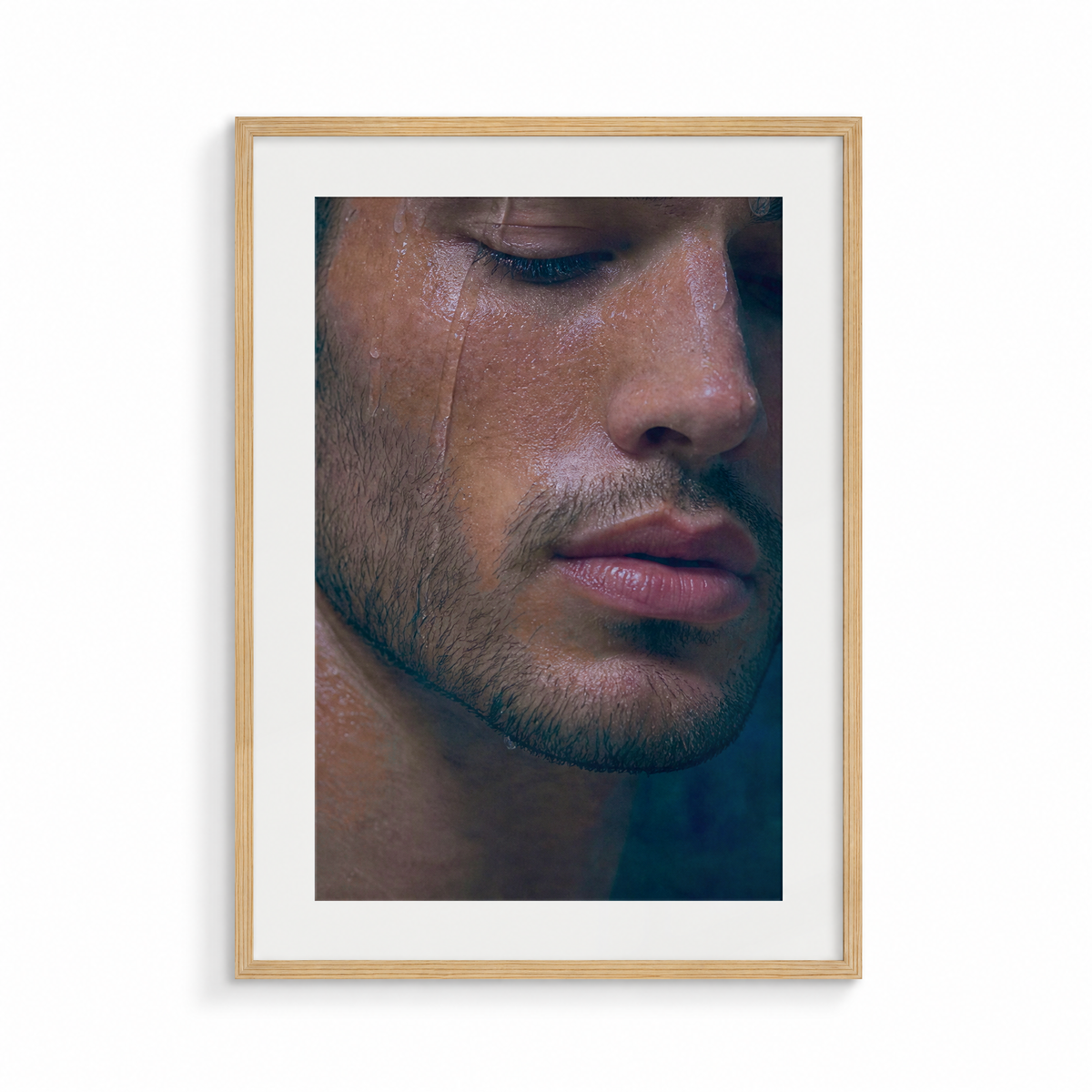The Stillness, Midnight Hammam, framed in wood