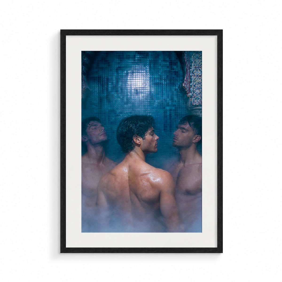 The Turn, Midnight Hammam, framed in black