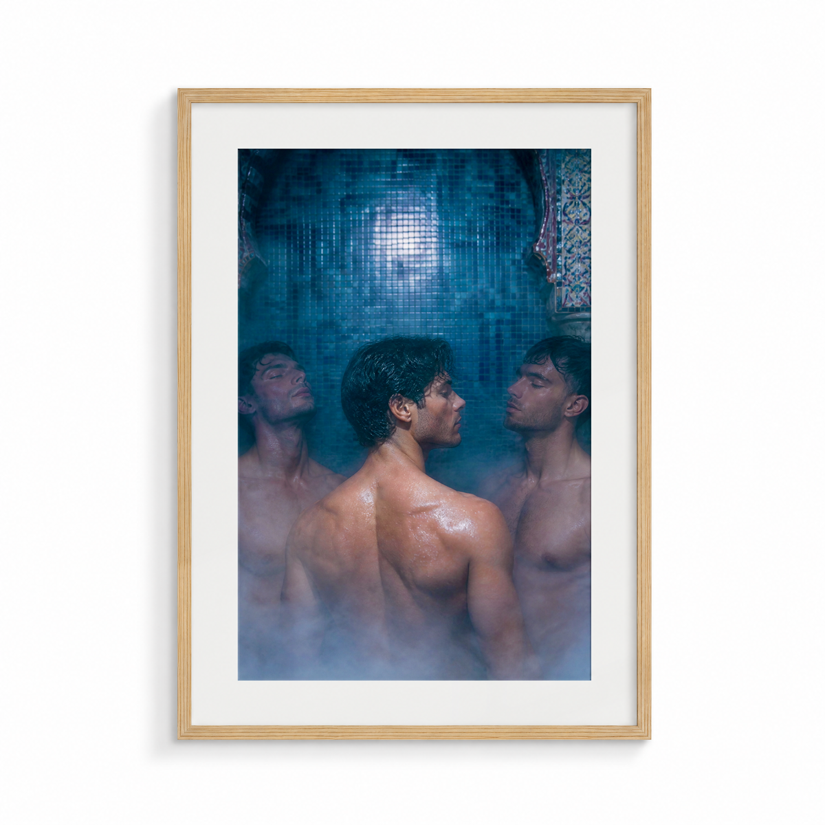 The Turn, Midnight Hammam, framed in wood