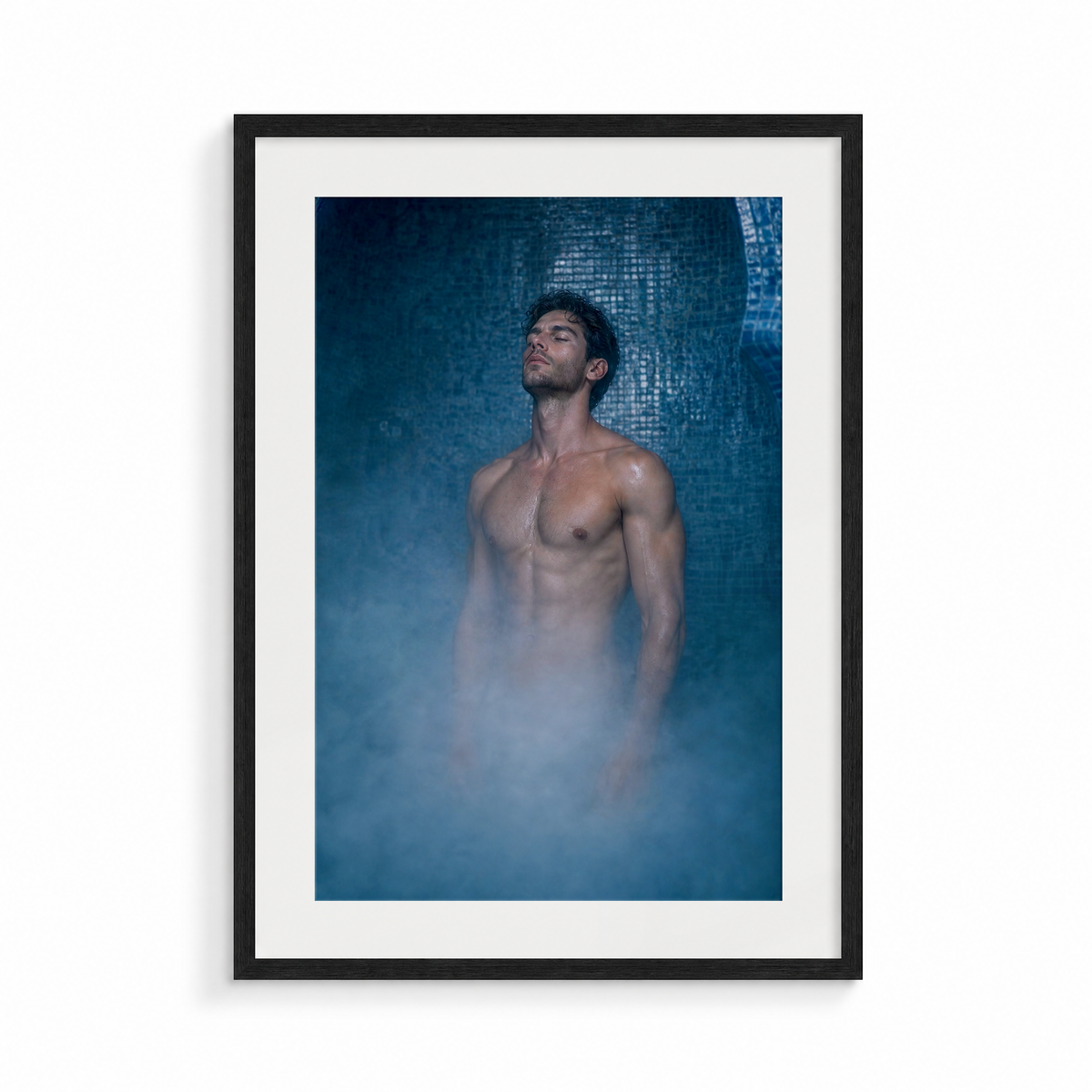 The Vapour, Midnight Hammam, framed in black