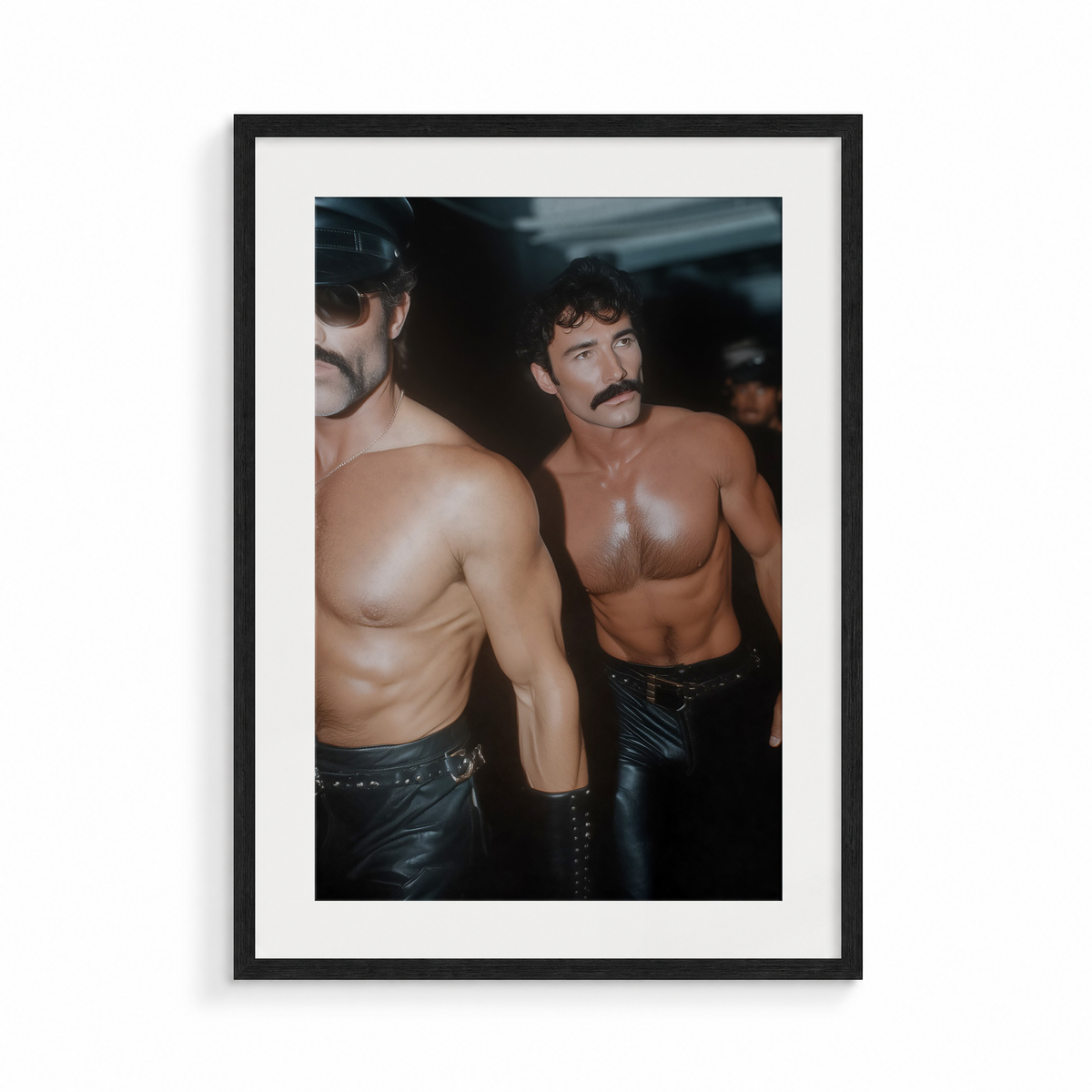 The Arrival, a Safe Words fine art print, in a black frame